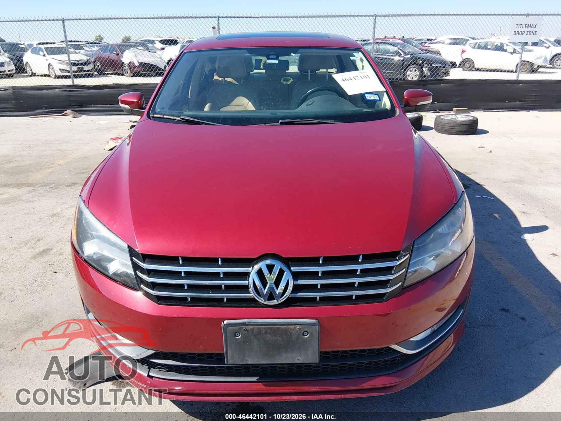 VOLKSWAGEN PASSAT 2015 - 1VWCM7A37FC006840
