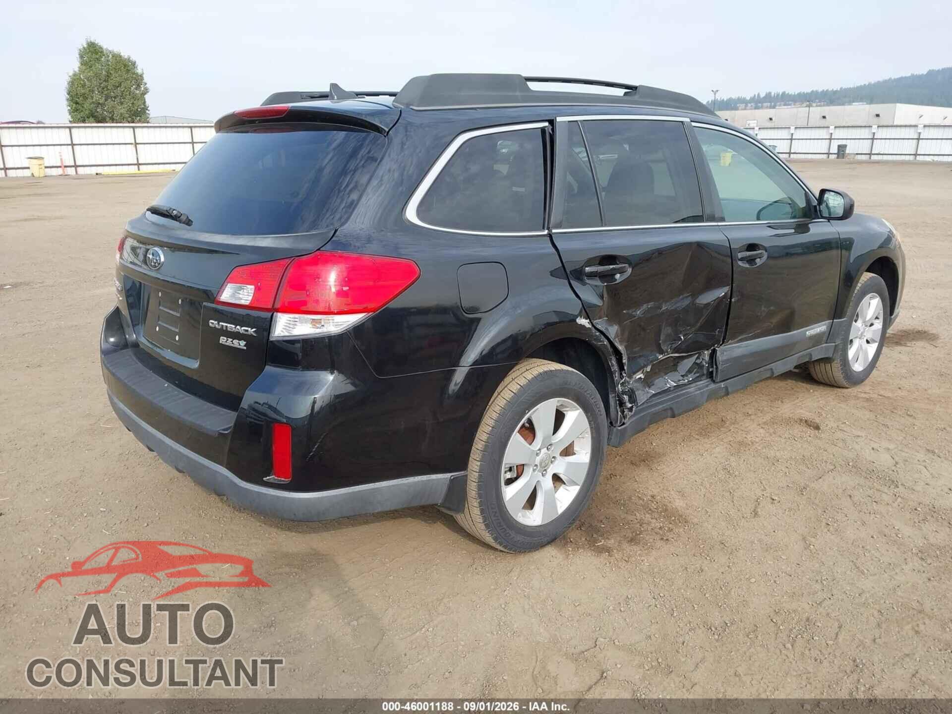 SUBARU OUTBACK 2011 - 4S4BRBKC8B3347865