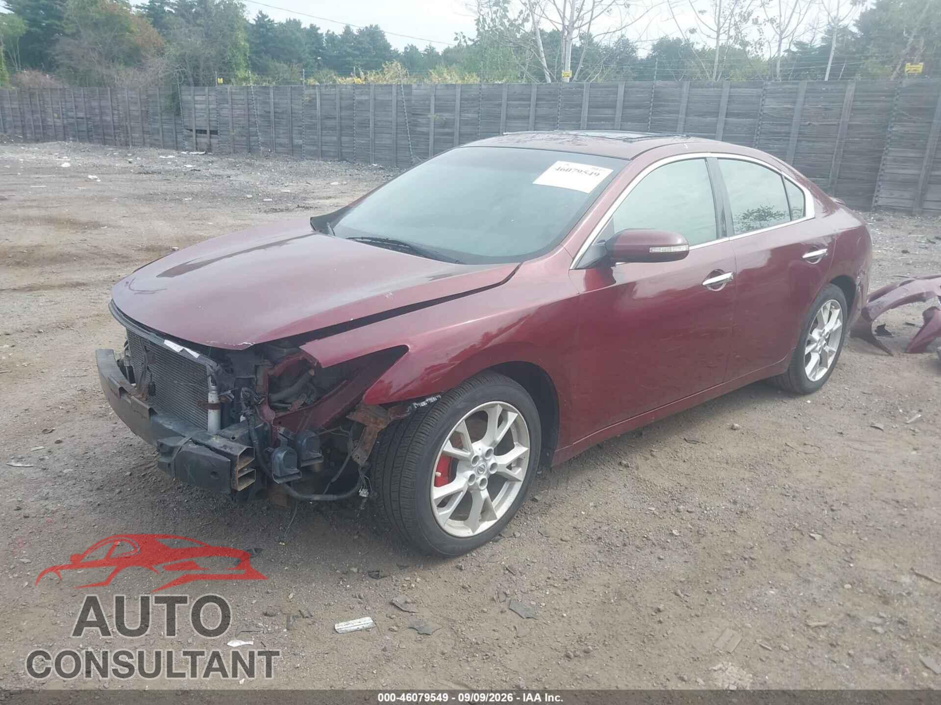 NISSAN MAXIMA 2012 - 1N4AA5AP3CC824447
