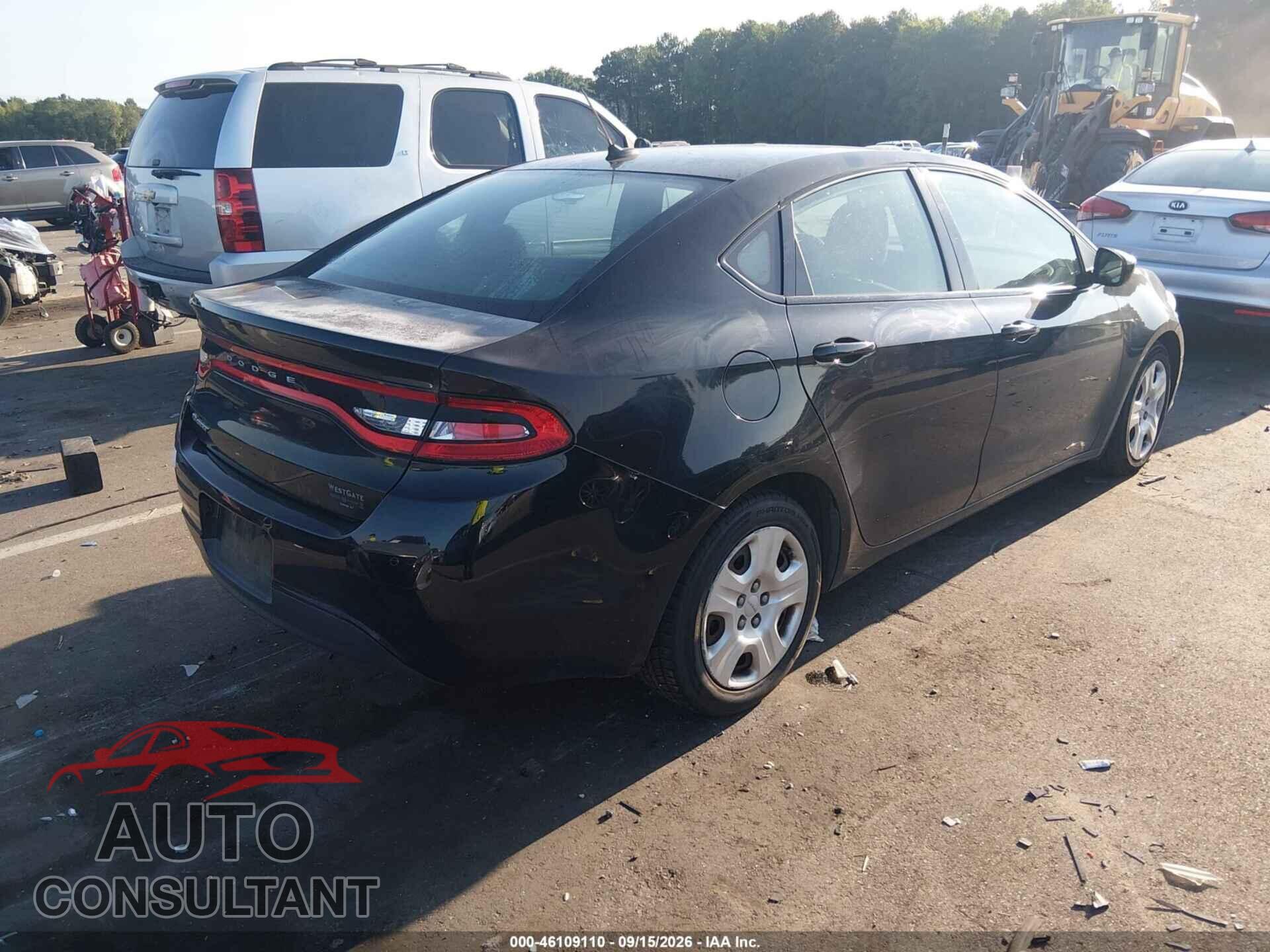 DODGE DART 2014 - 1C3CDFAA5ED768301