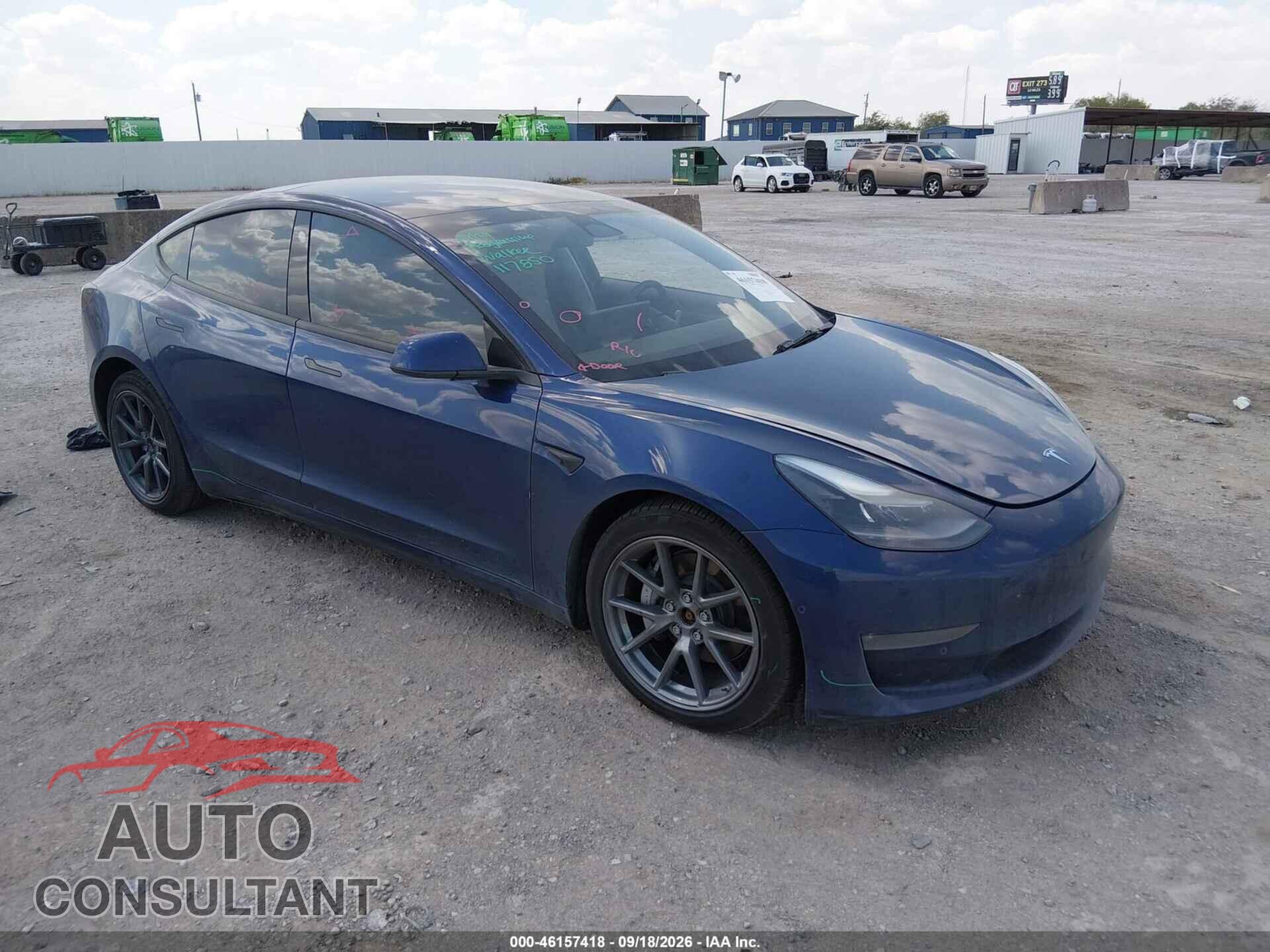 TESLA MODEL 3 2022 - 5YJ3E1EB6NF117850
