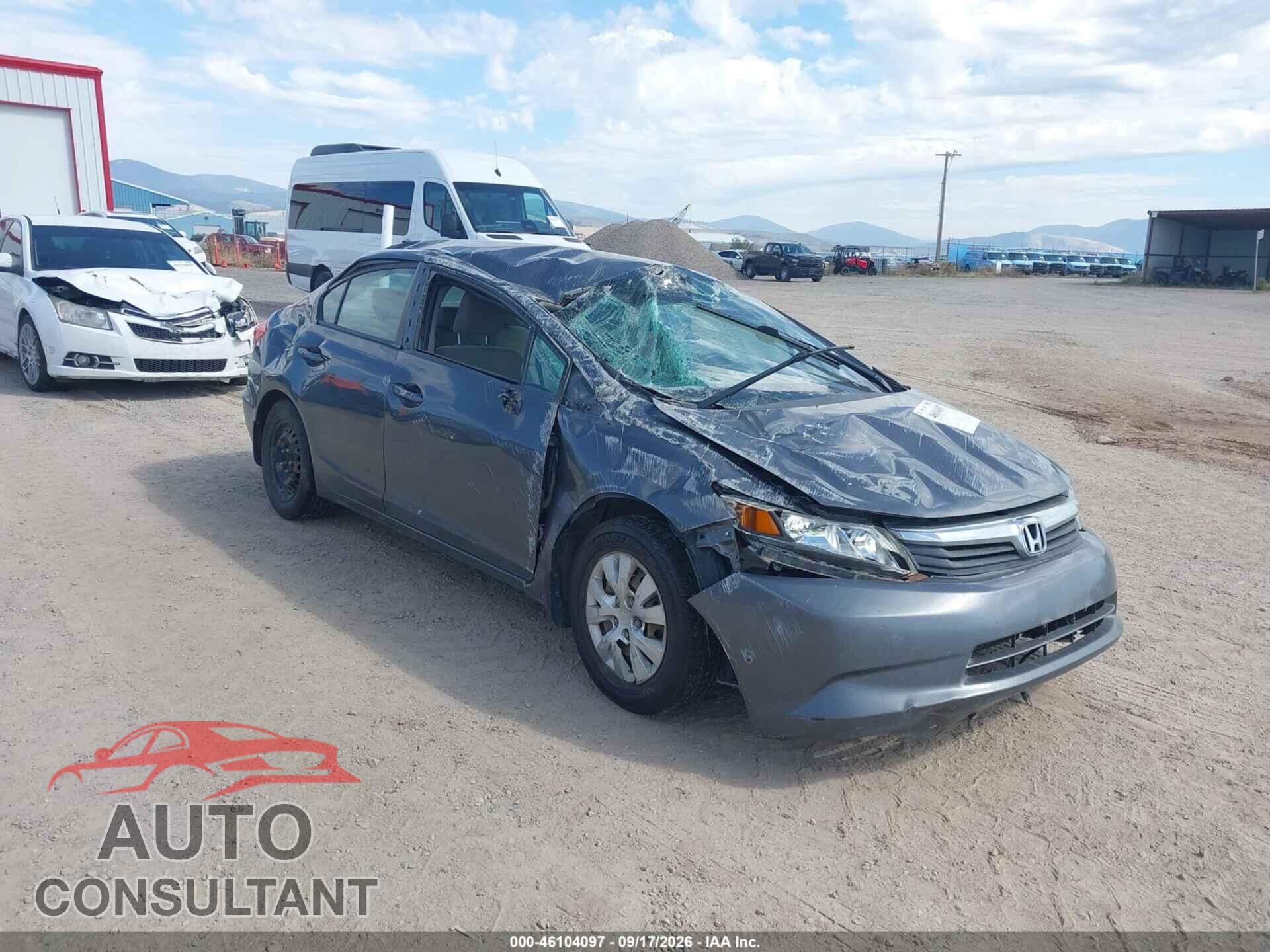 HONDA CIVIC 2012 - 2HGFB2F53CH312026