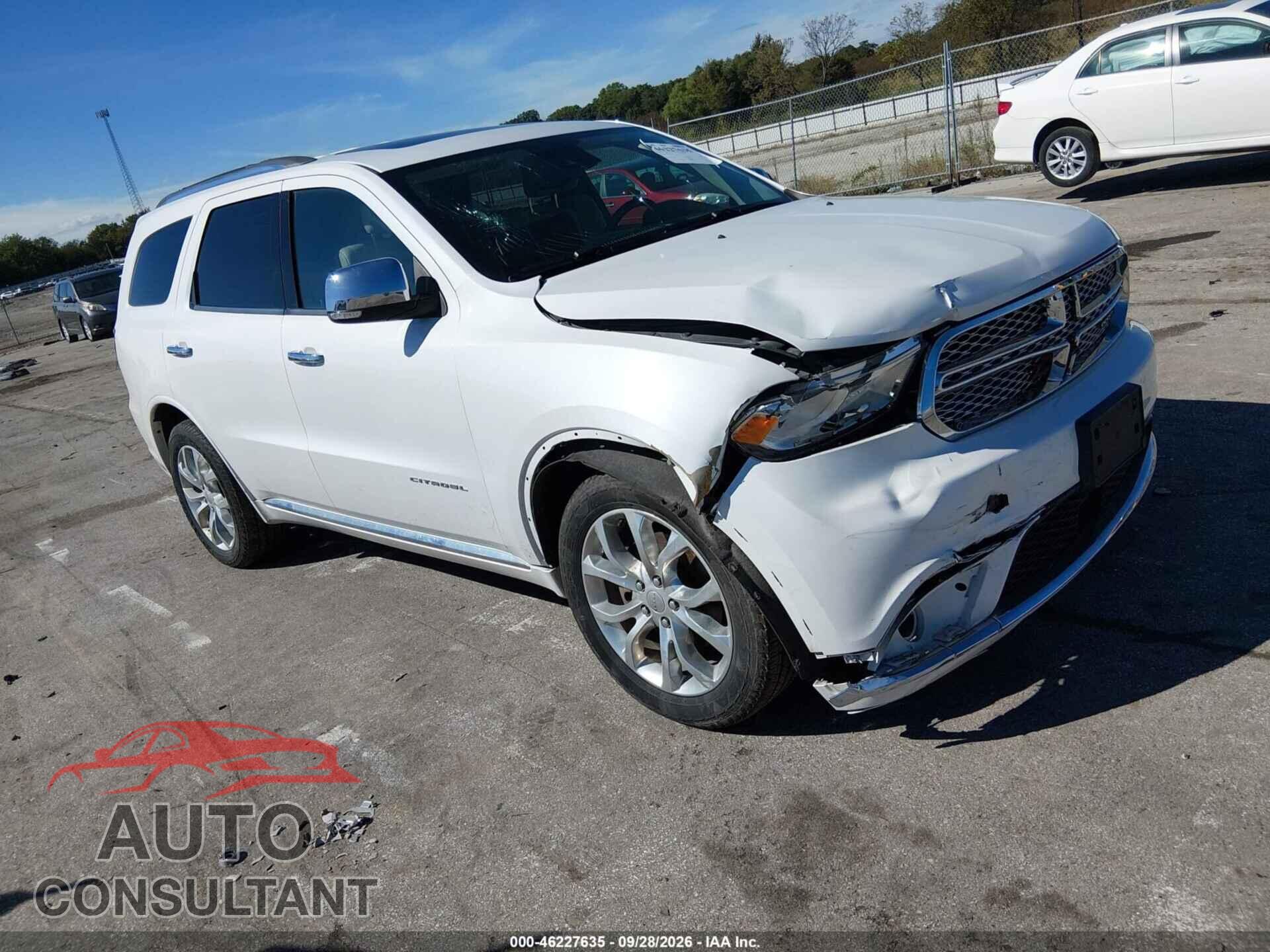 DODGE DURANGO 2017 - 1C4RDJEG9HC839601