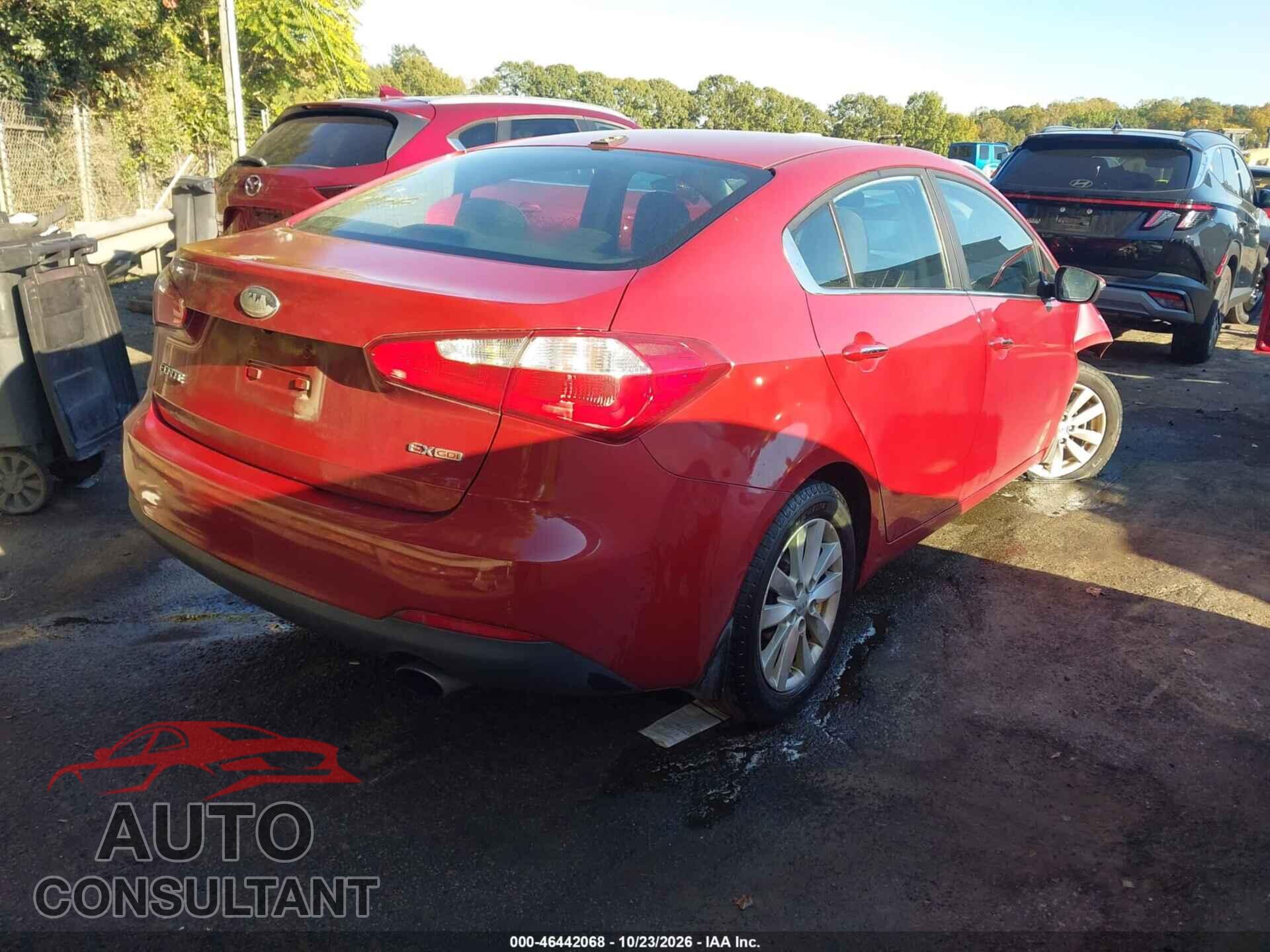 KIA FORTE 2014 - KNAFX4A81E5106319