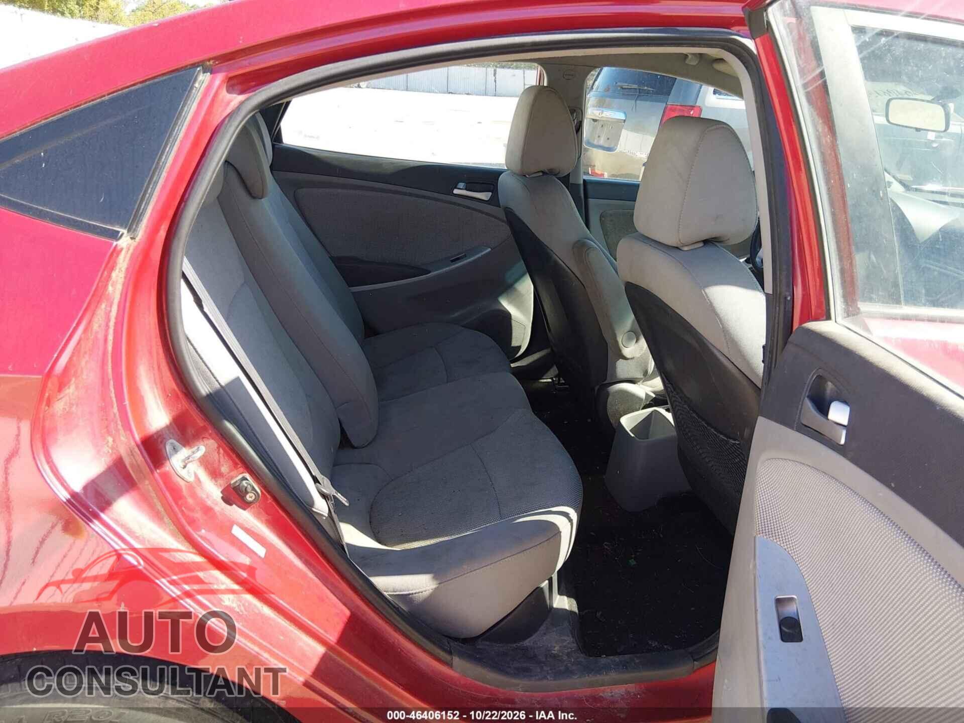 HYUNDAI ACCENT 2012 - KMHCT4AE0CU145912