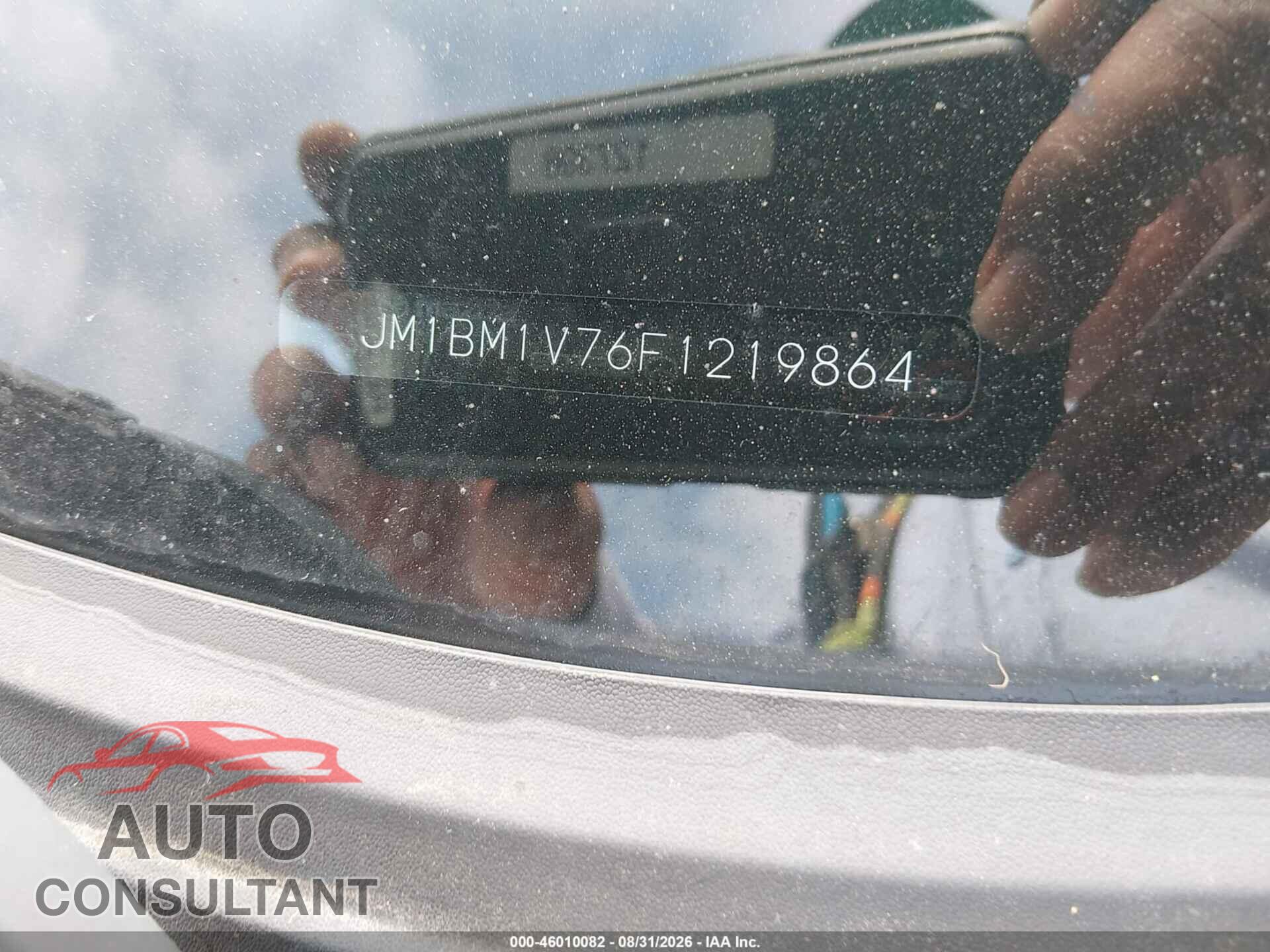 MAZDA MAZDA3 2015 - JM1BM1V76F1219864