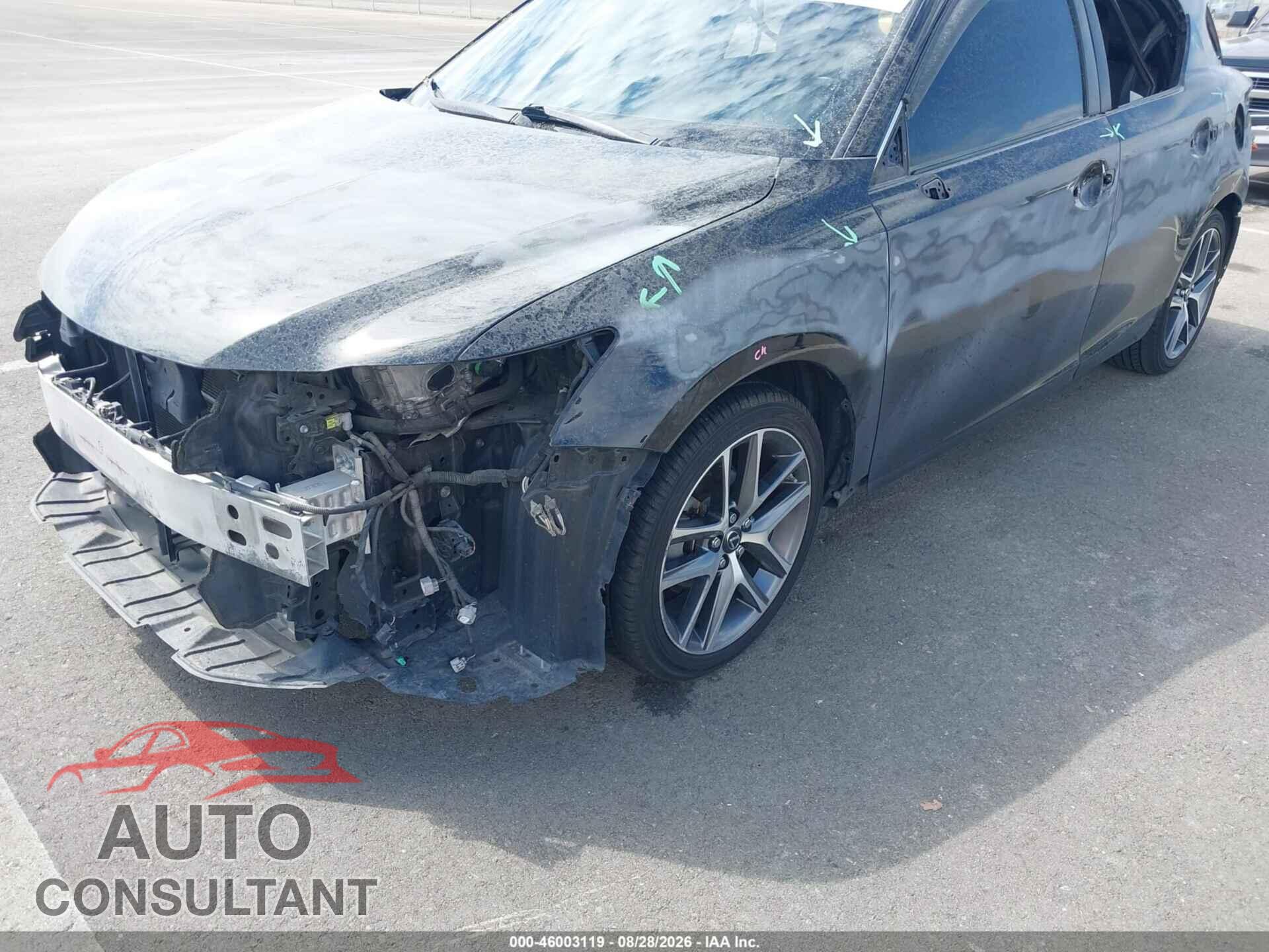 LEXUS CT 200H 2014 - JTHKD5BH4E2184219