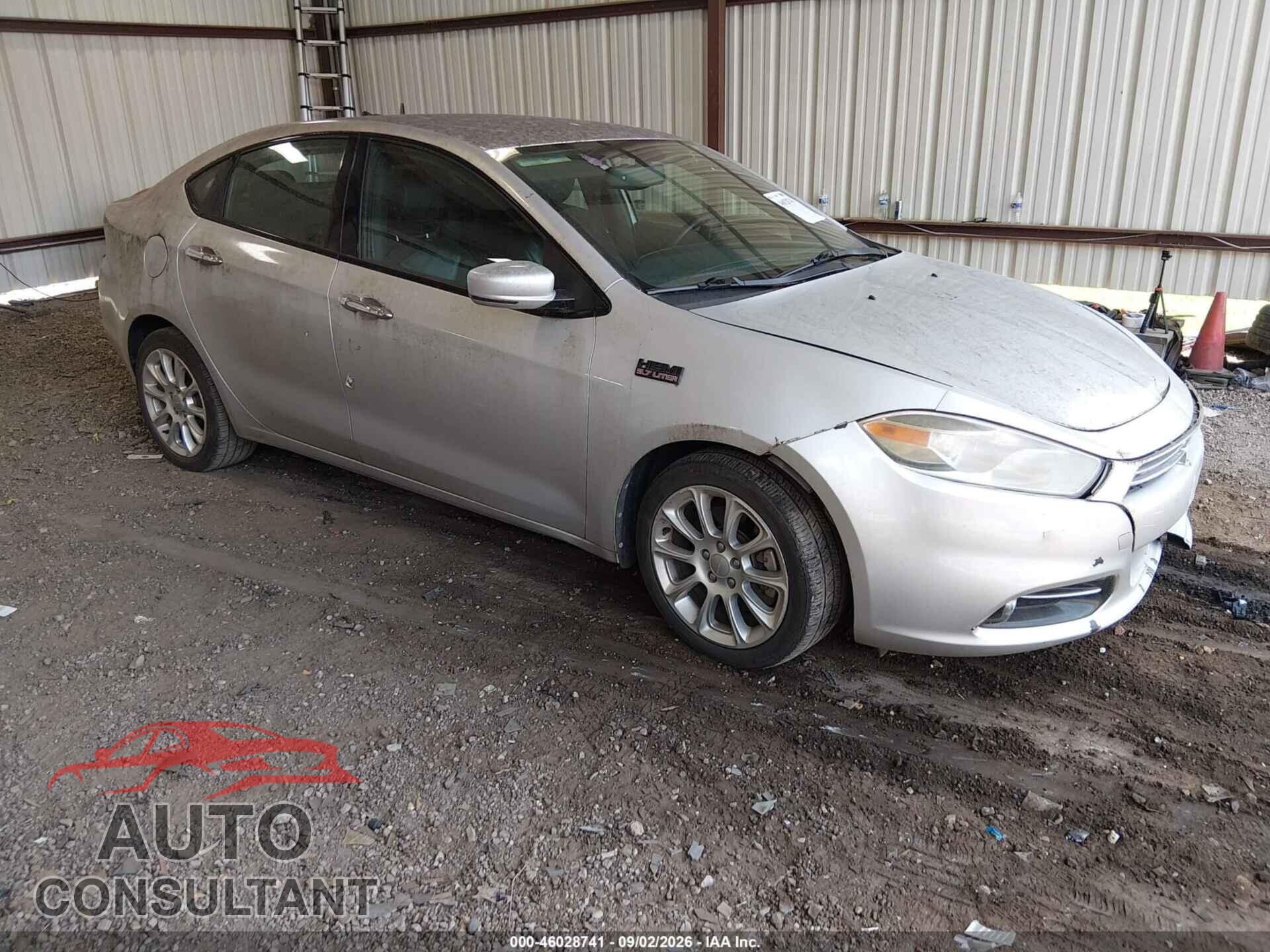 DODGE DART 2013 - 1C3CDFCAXDD259140