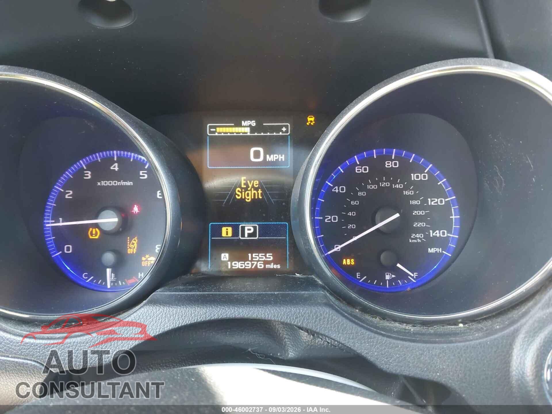 SUBARU OUTBACK 2016 - 4S4BSANC5G3211467