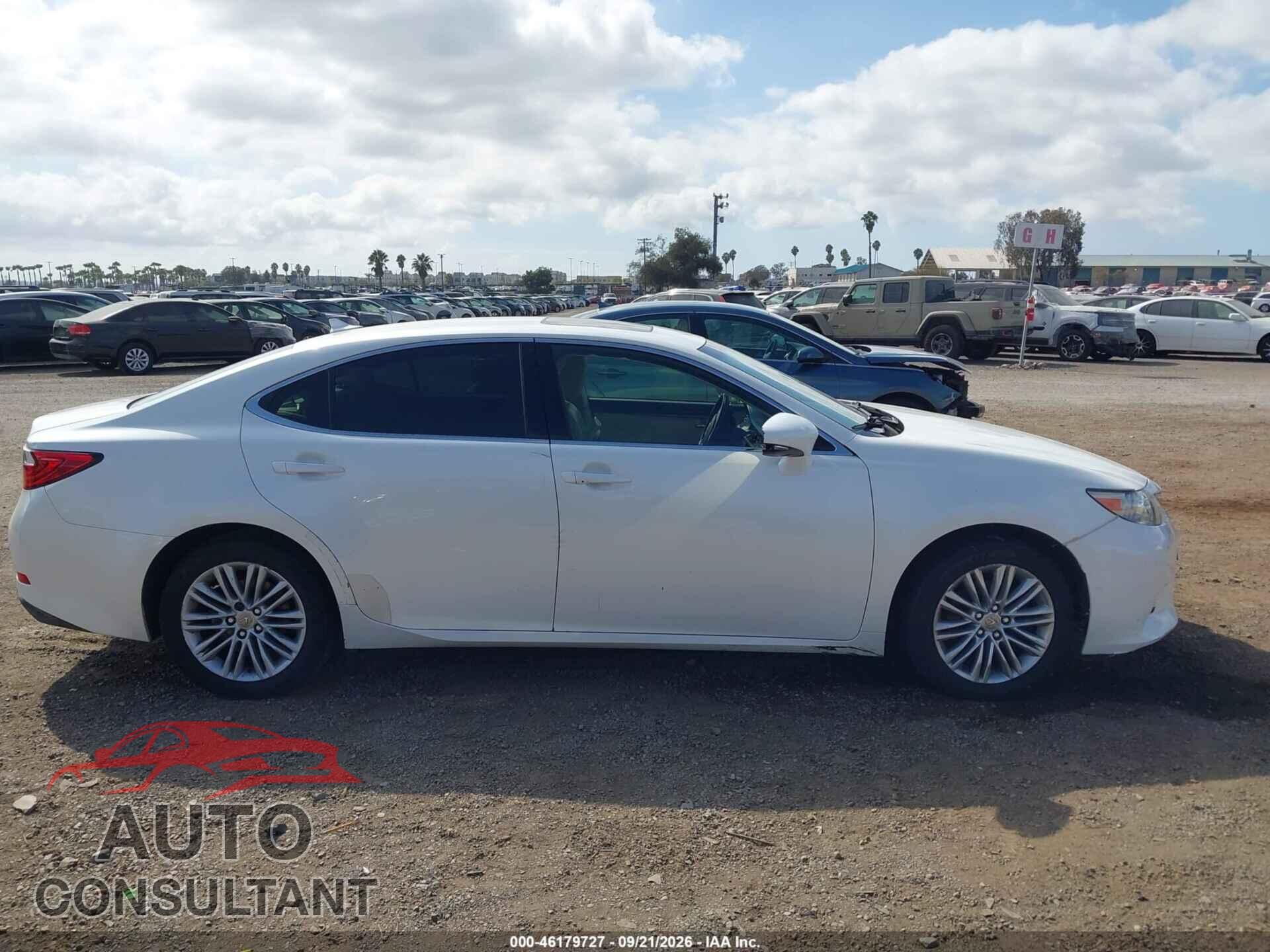 LEXUS ES 350 2013 - JTHBK1GG7D2009038