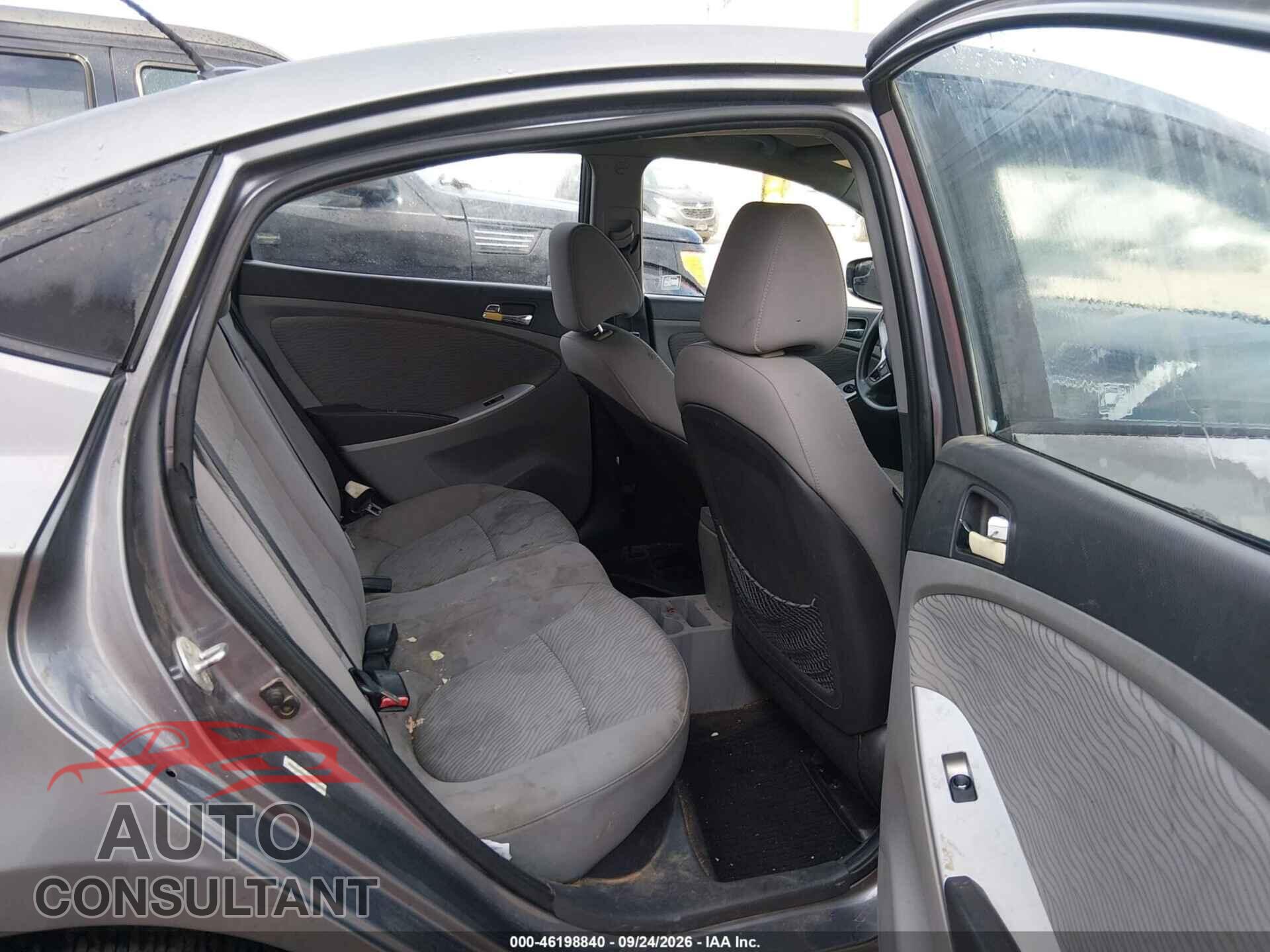 HYUNDAI ACCENT 2014 - KMHCU4AE7EU625784