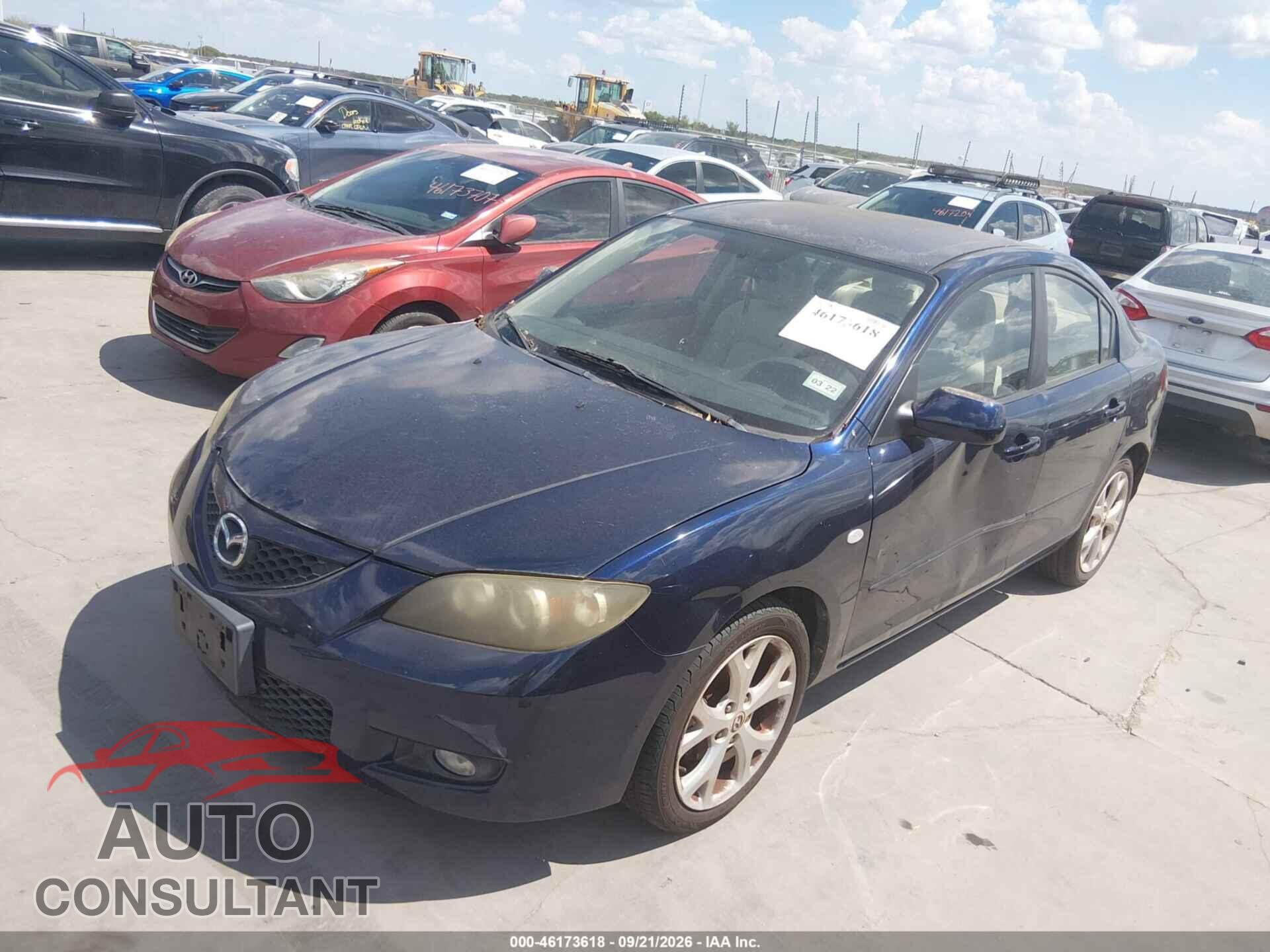 MAZDA MAZDA3 2009 - JM1BK32FX91226415