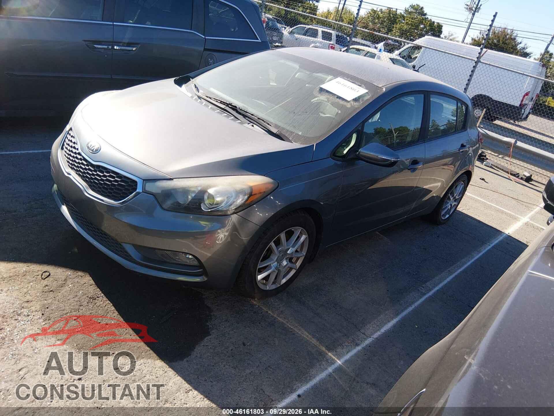 KIA FORTE 2016 - KNAFK5A80G5590328