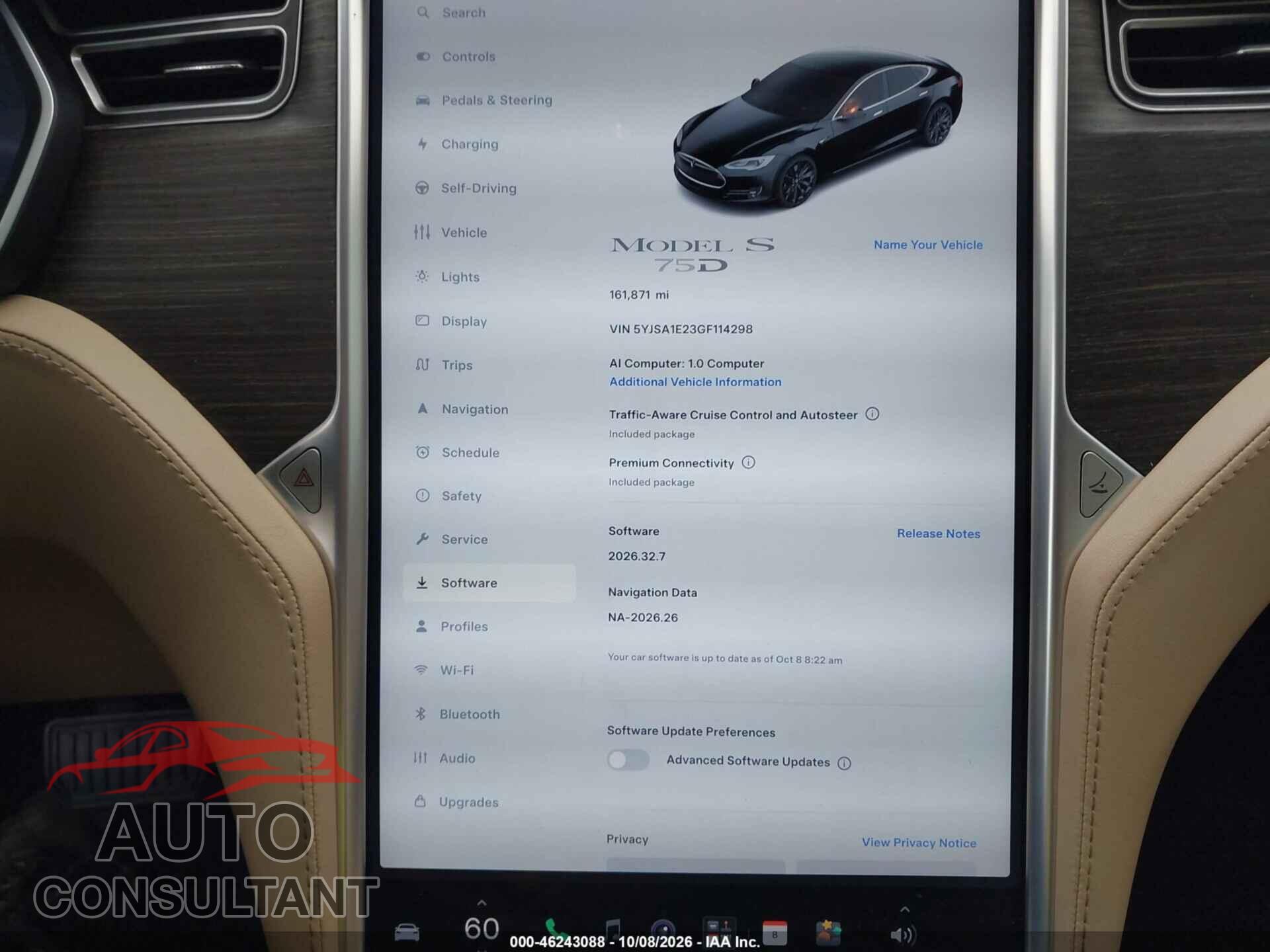 TESLA MODEL S 2016 - 5YJSA1E23GF114298