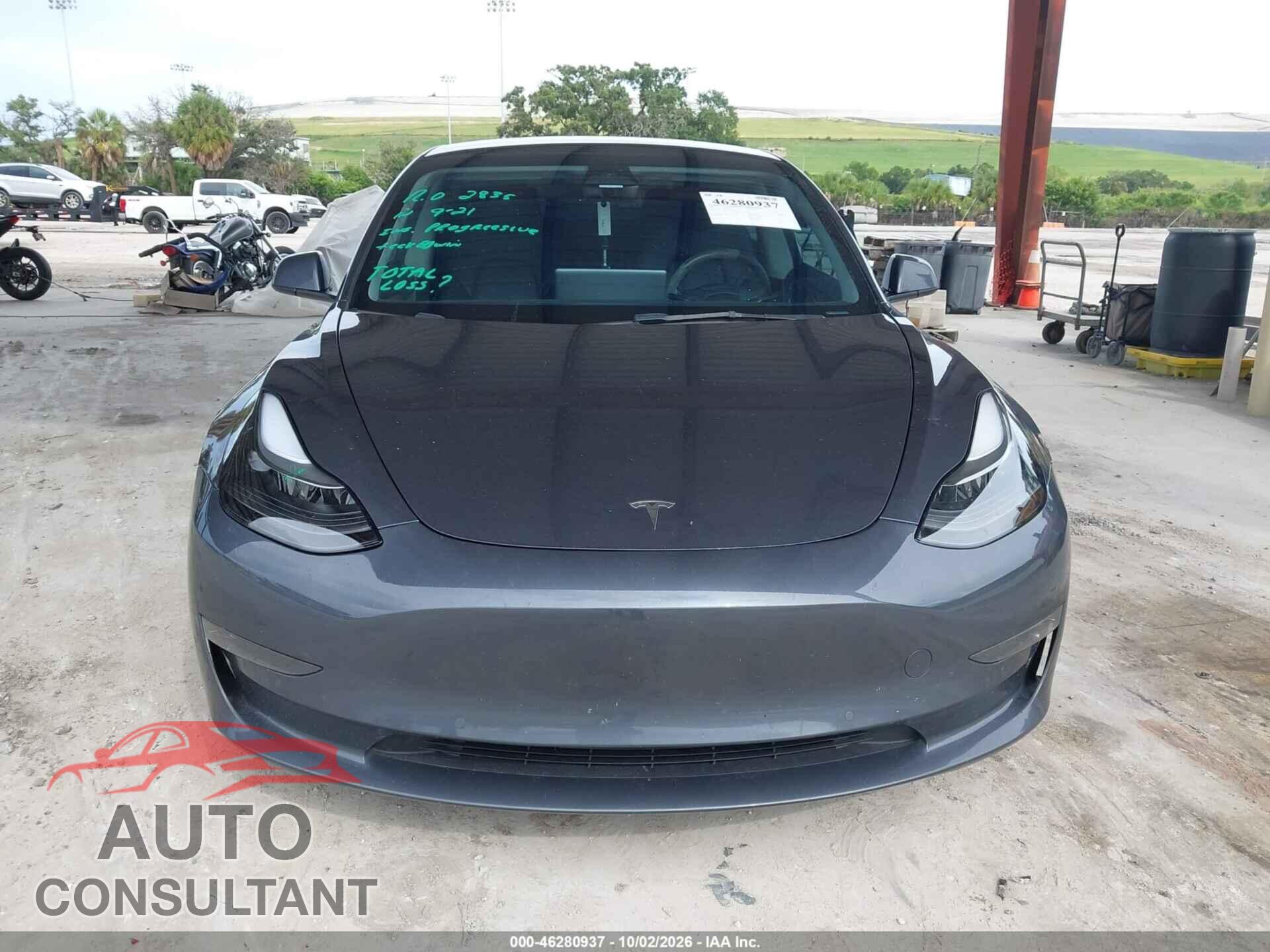 TESLA MODEL 3 2022 - 5YJ3E1EB2NF314563