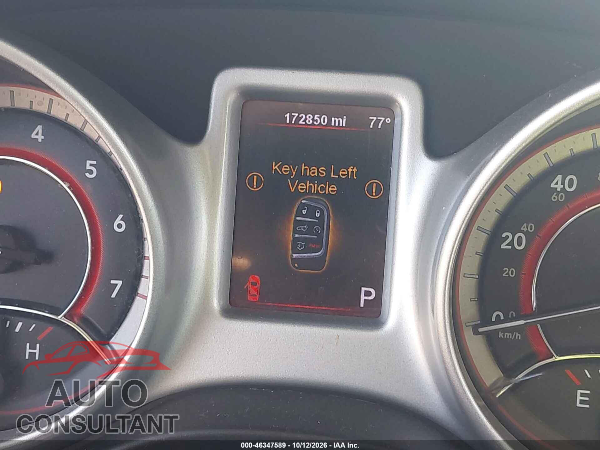 DODGE JOURNEY 2012 - 3C4PDCBG8CT167597