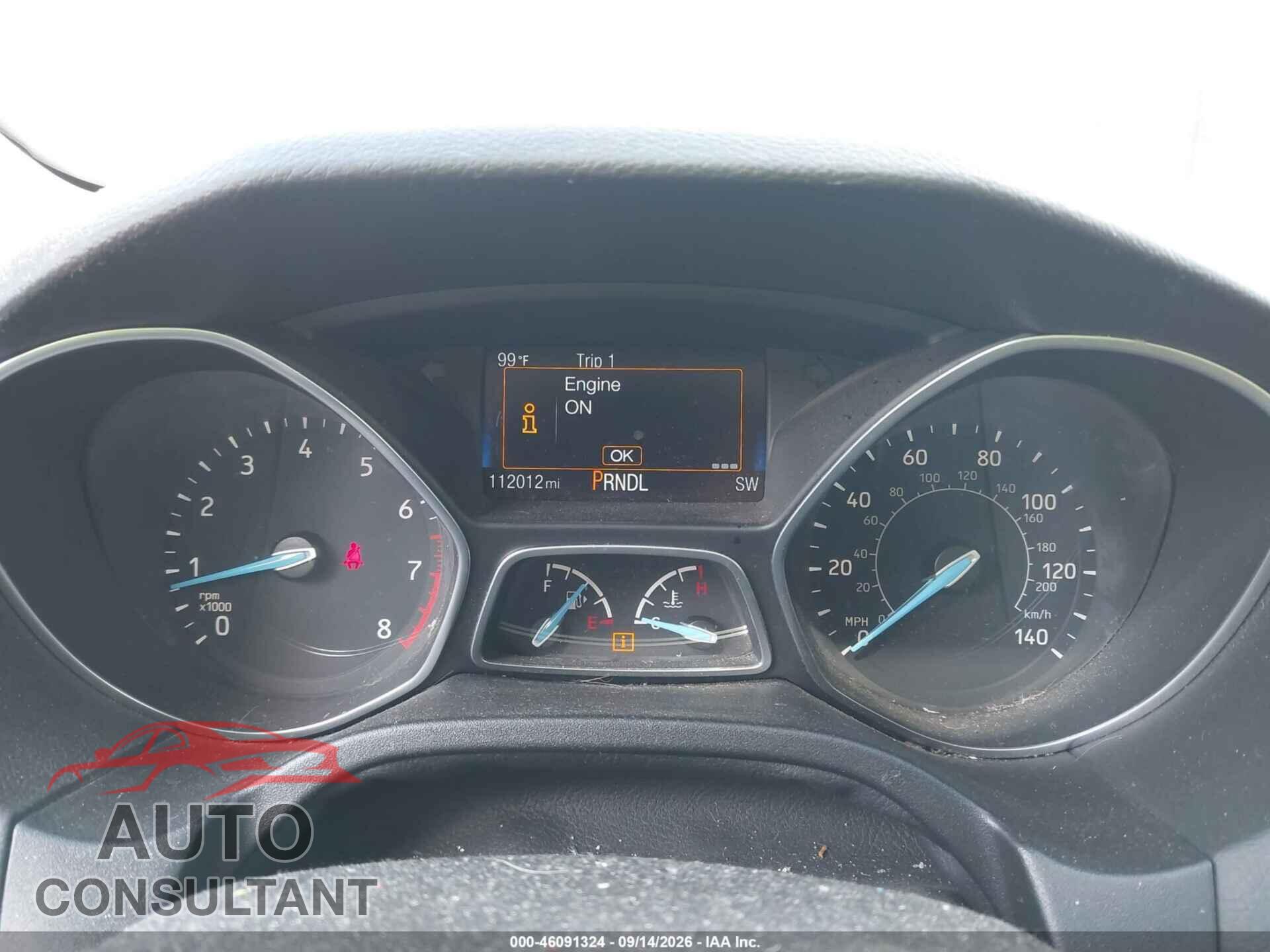 FORD FOCUS 2015 - 1FADP3F26FL329905