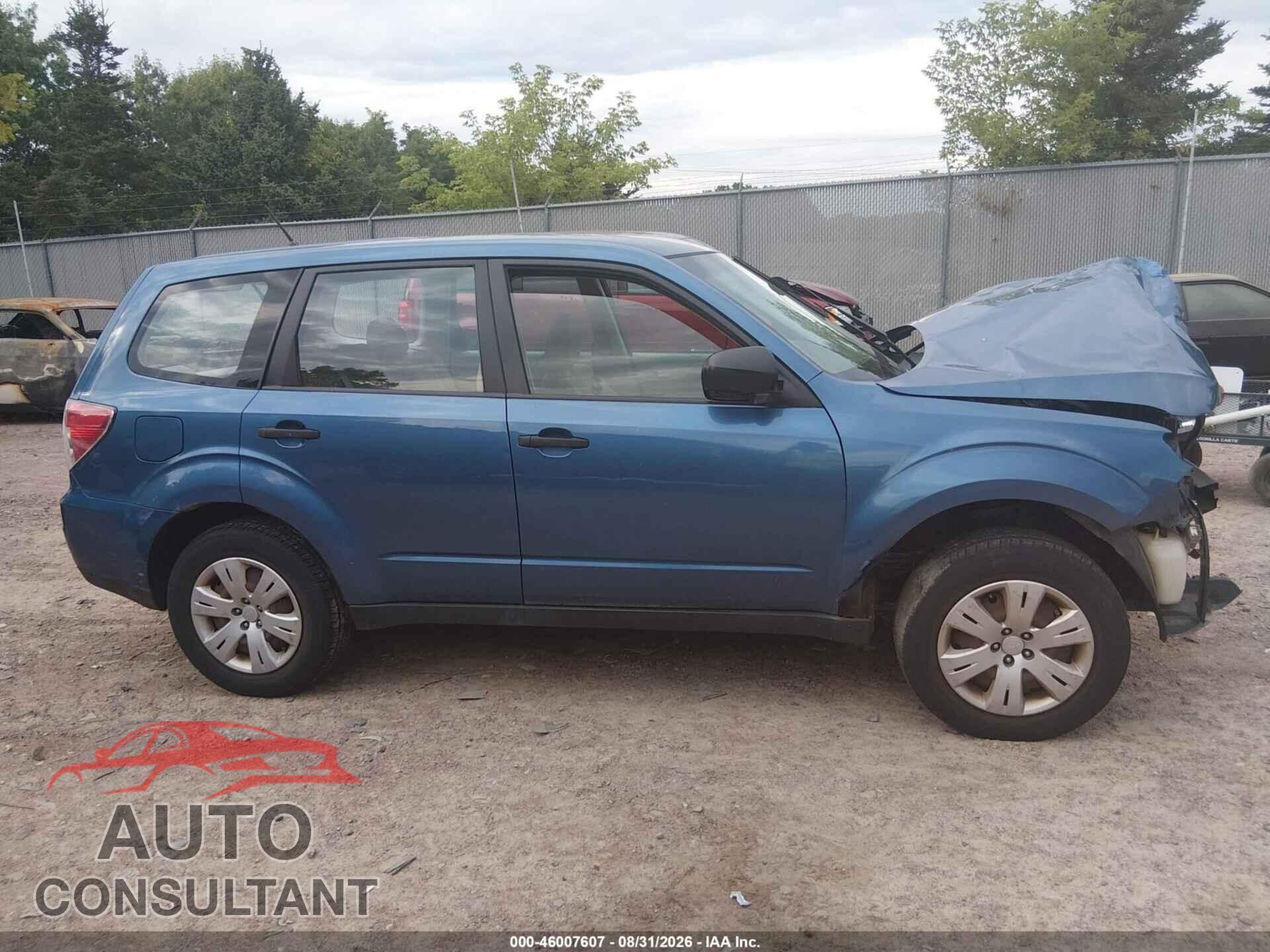 SUBARU FORESTER 2009 - JF2SH61699H774609