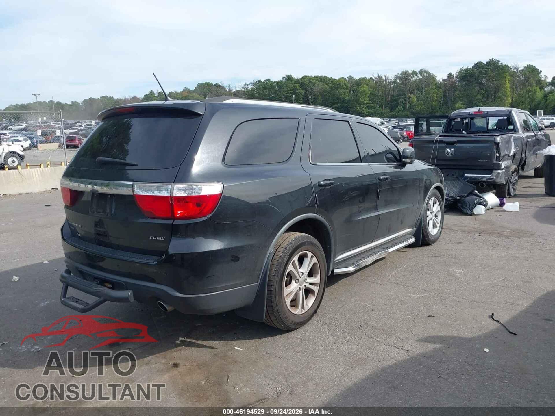 DODGE DURANGO 2012 - 1C4RDJDG4CC163388