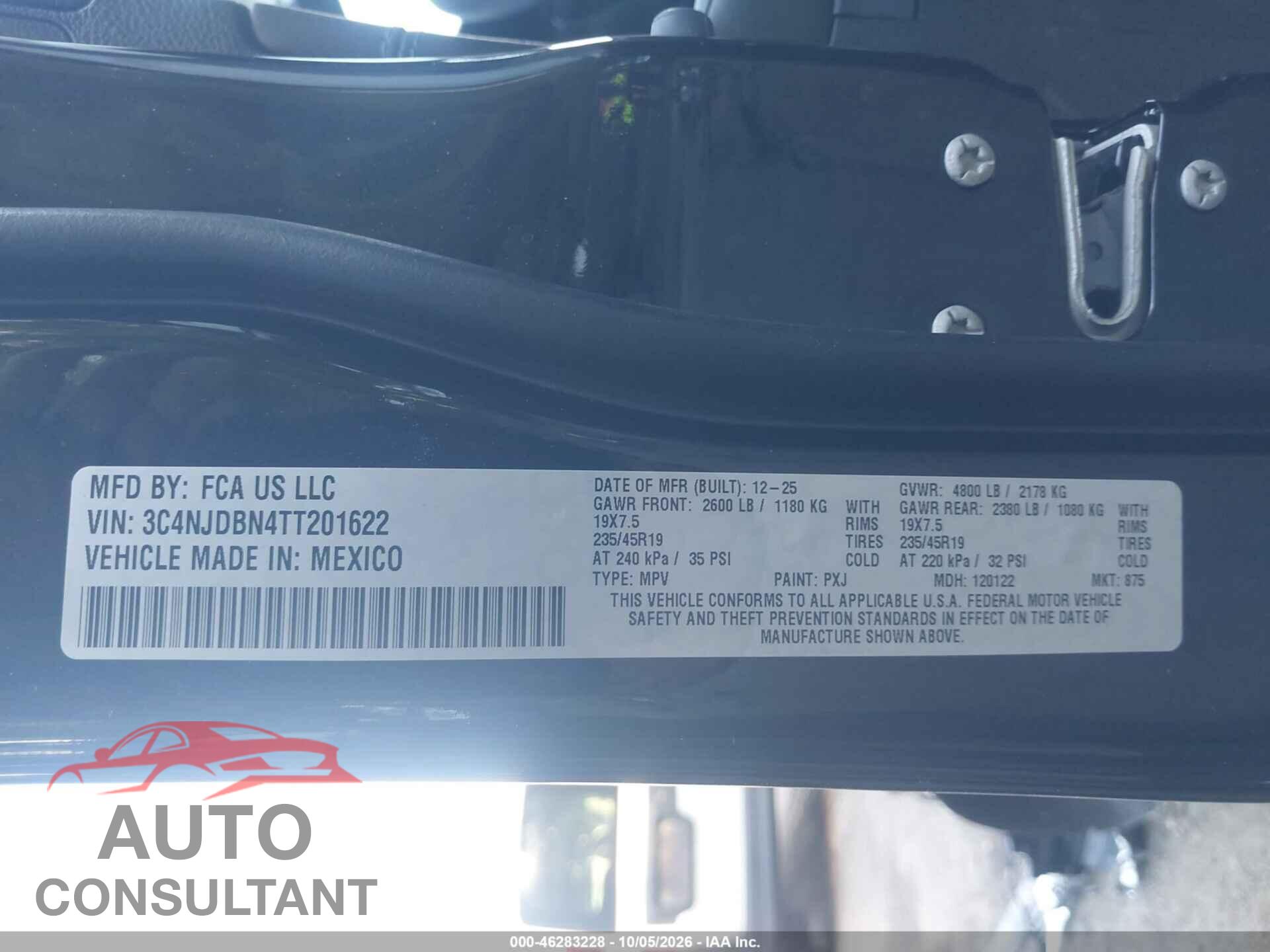 JEEP COMPASS 2026 - 3C4NJDBN4TT201622