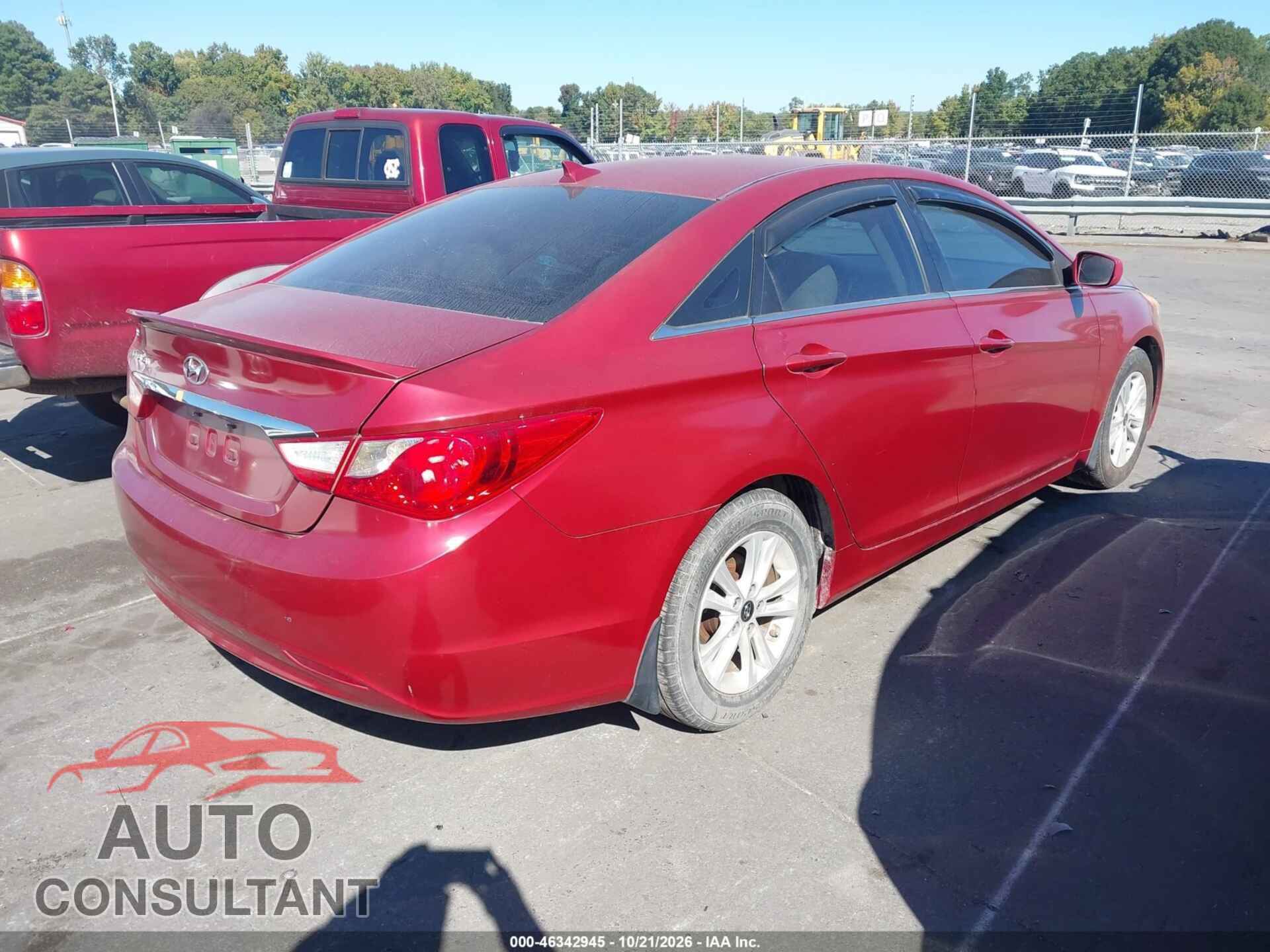 HYUNDAI SONATA 2013 - 5NPEB4AC1DH527943