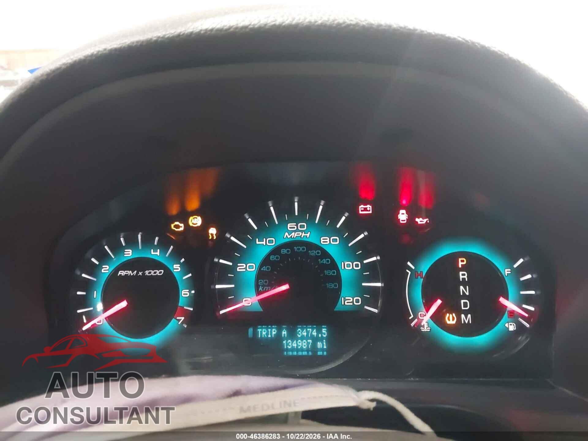 FORD FUSION 2010 - 3FAHP0JG5AR259701