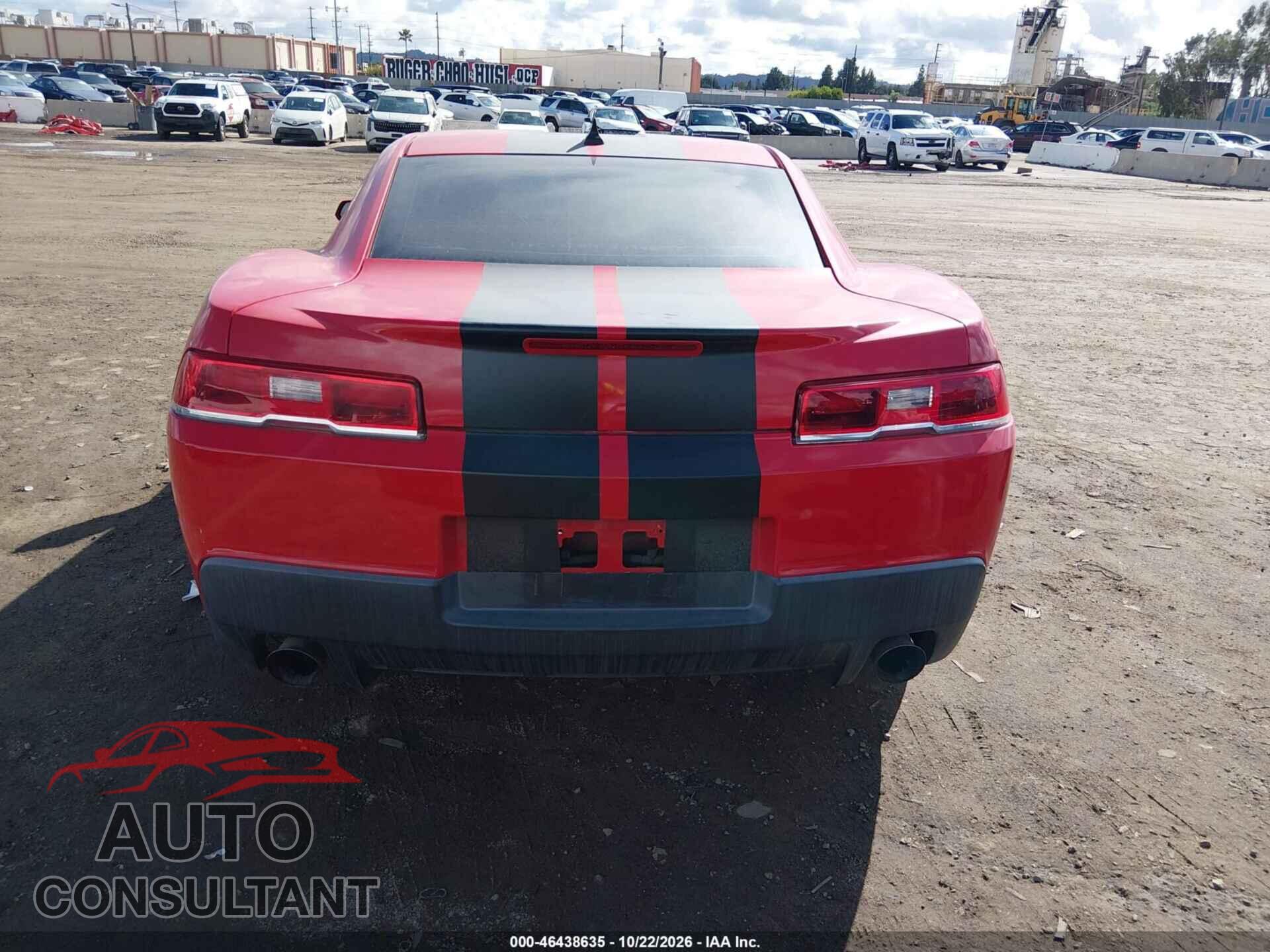 CHEVROLET CAMARO 2015 - 2G1FB1E36F9307287