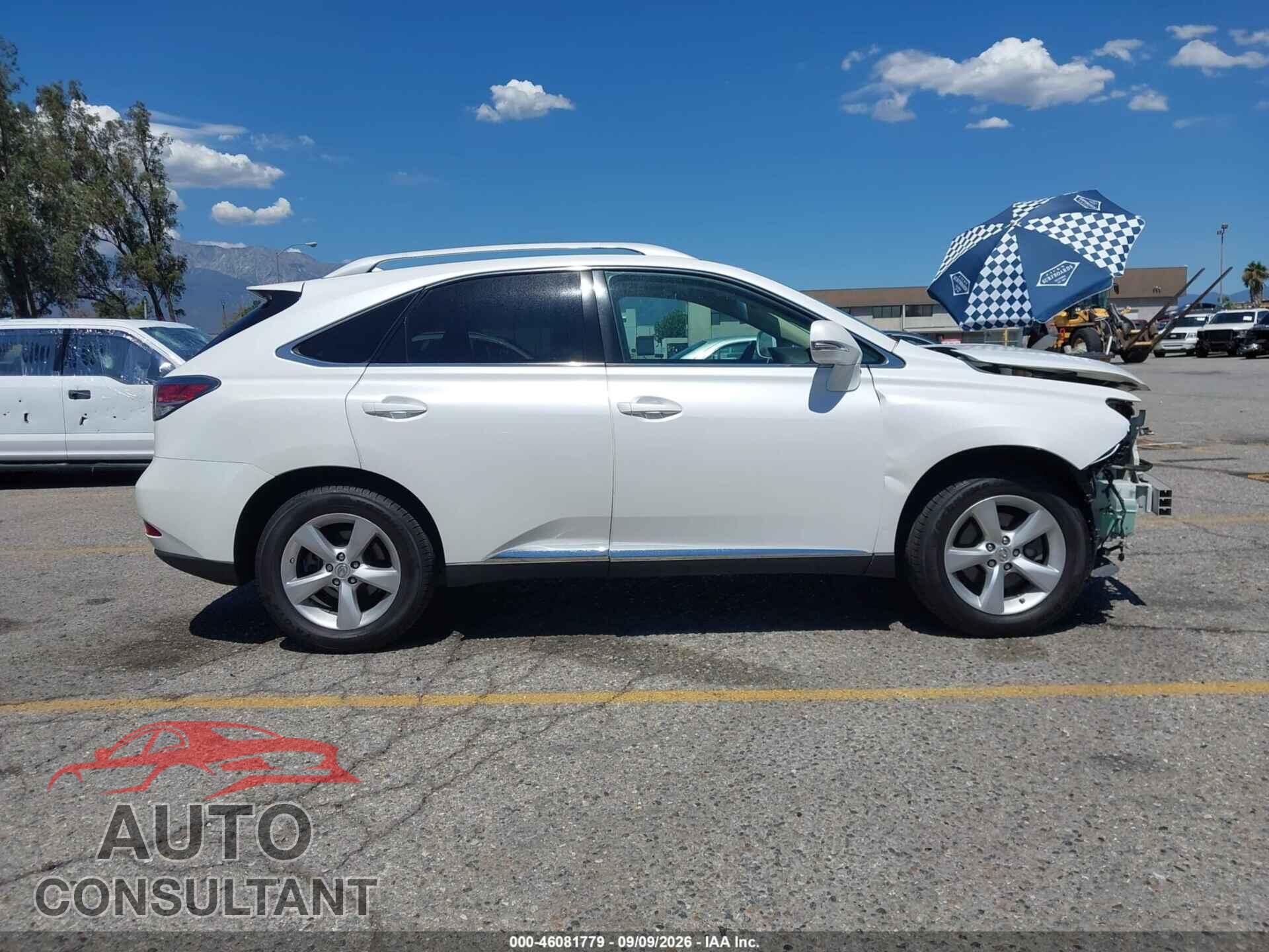 LEXUS RX 350 2014 - 2T2ZK1BA6EC142004