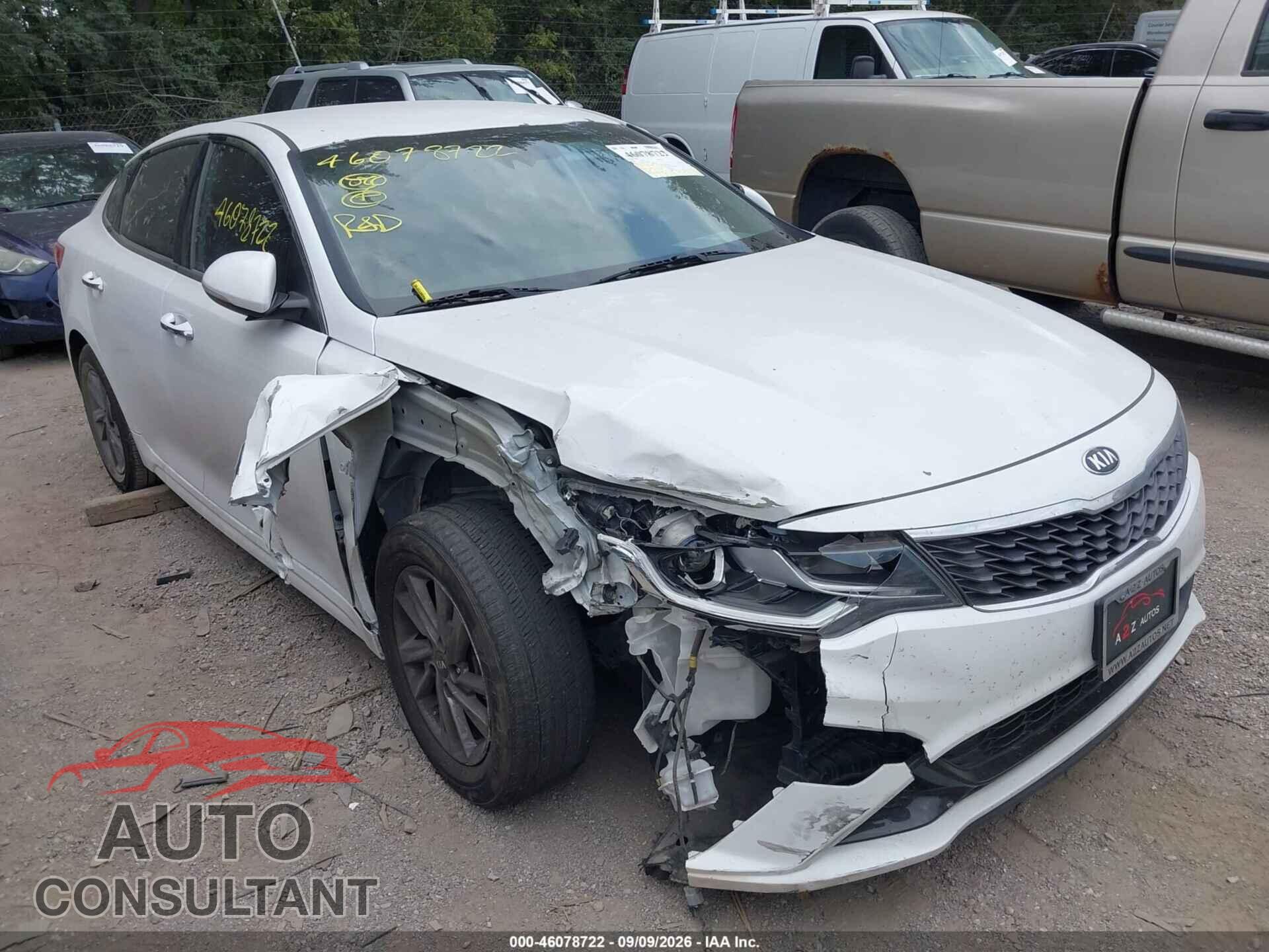 KIA OPTIMA 2020 - 5XXGT4L36LG443484