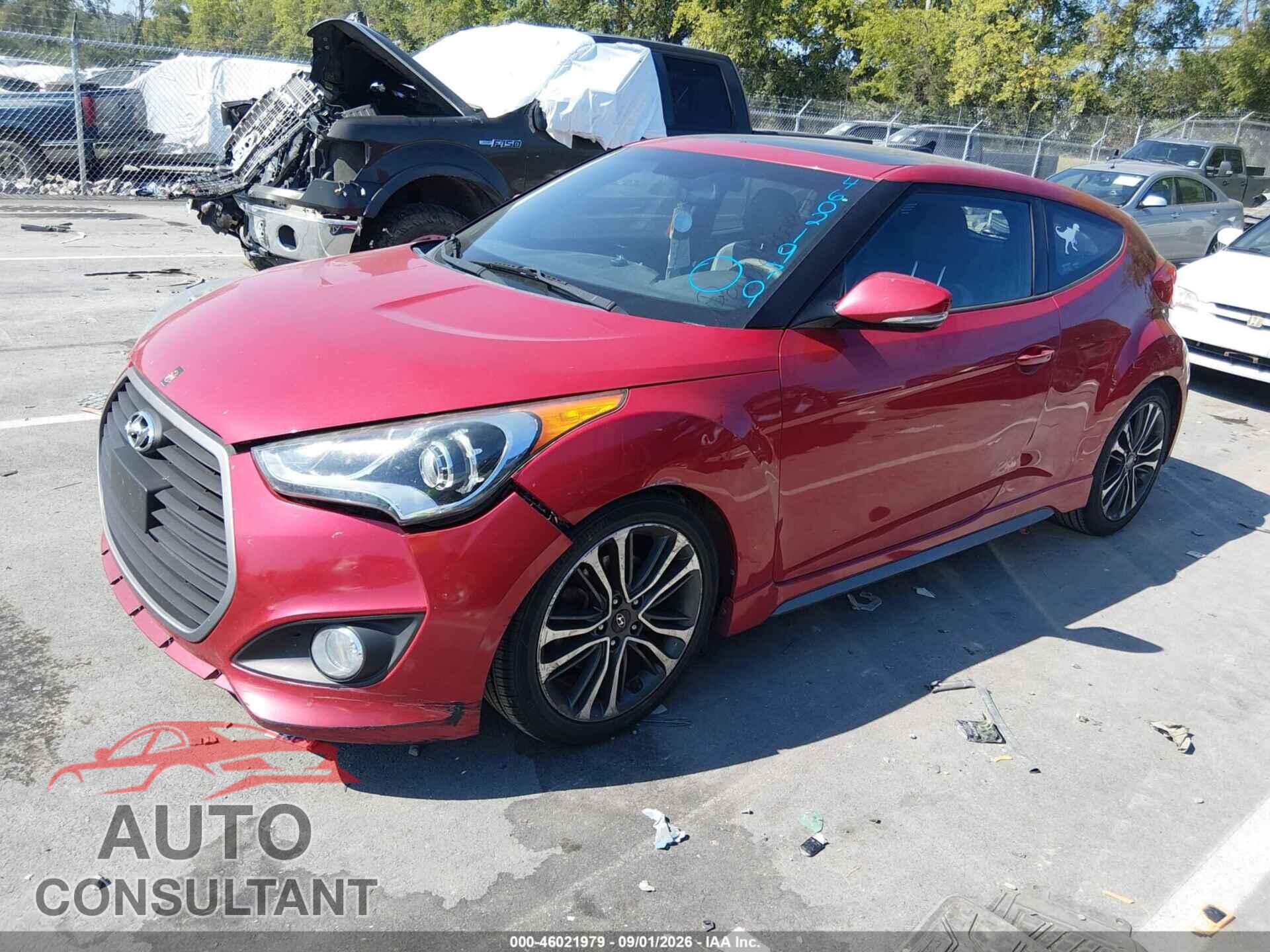 HYUNDAI VELOSTER 2016 - KMHTC6AE8GU272926