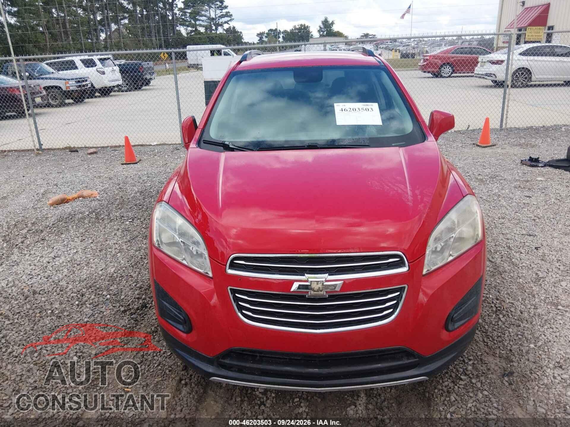 CHEVROLET TRAX 2015 - KL7CJLSB8FB064680