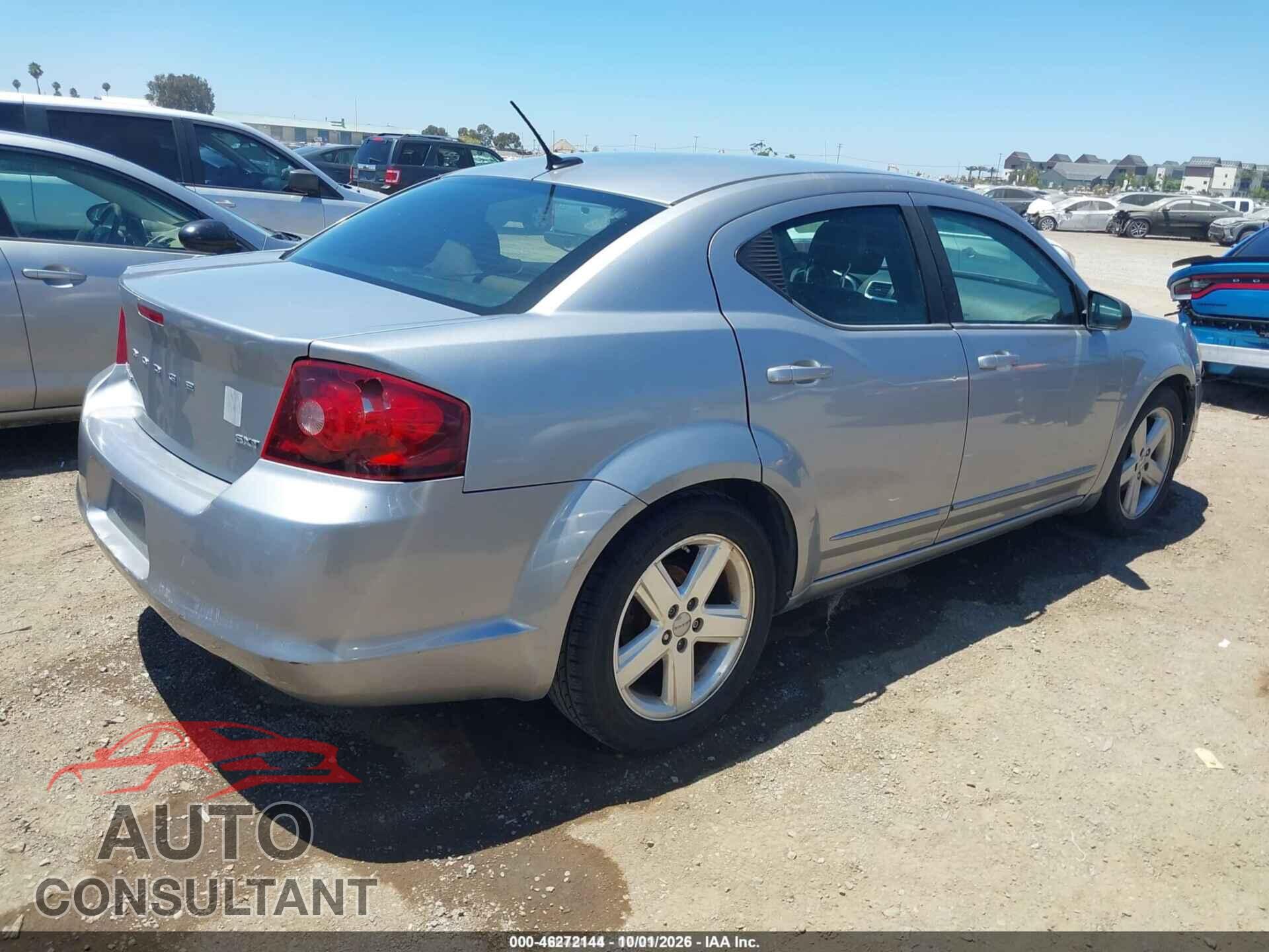 DODGE AVENGER 2013 - 1C3CDZCB8DN708772
