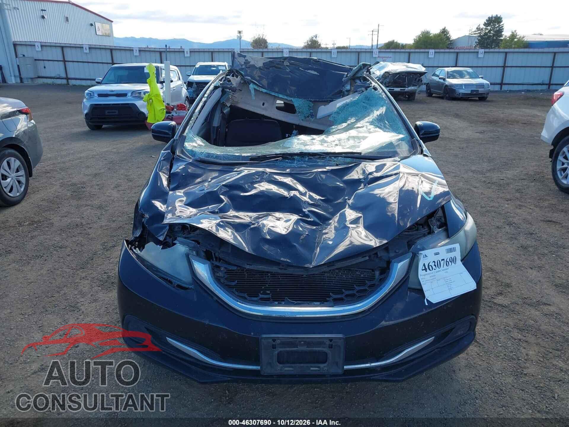 HONDA CIVIC 2014 - 19XFB2F55EE267359