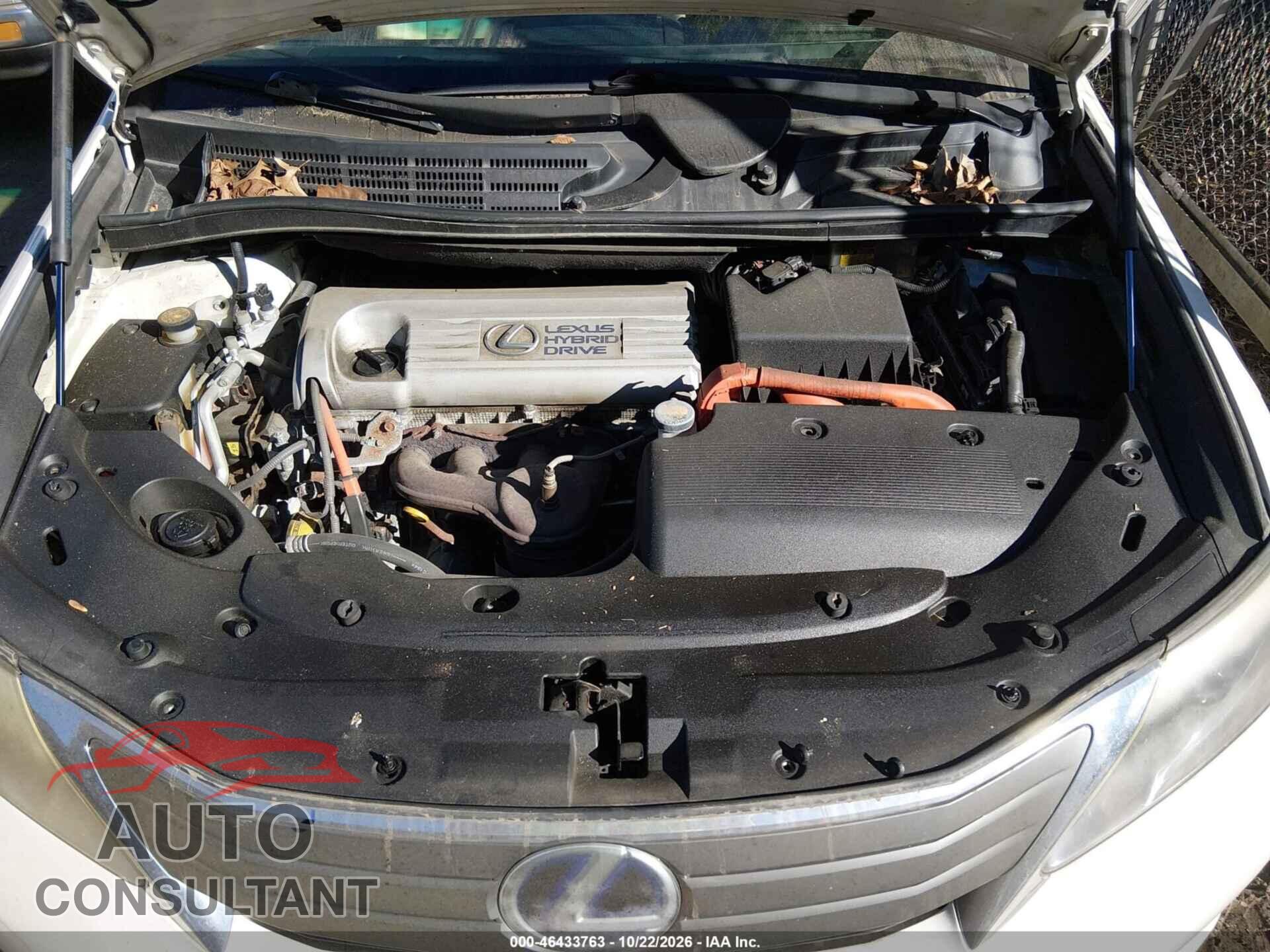 LEXUS HS 250H 2010 - JTHBB1BA9A2018239