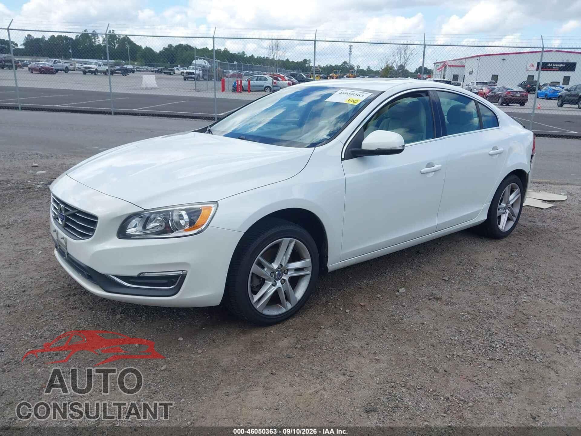 VOLVO S60 2015 - YV126MFK4F1348436