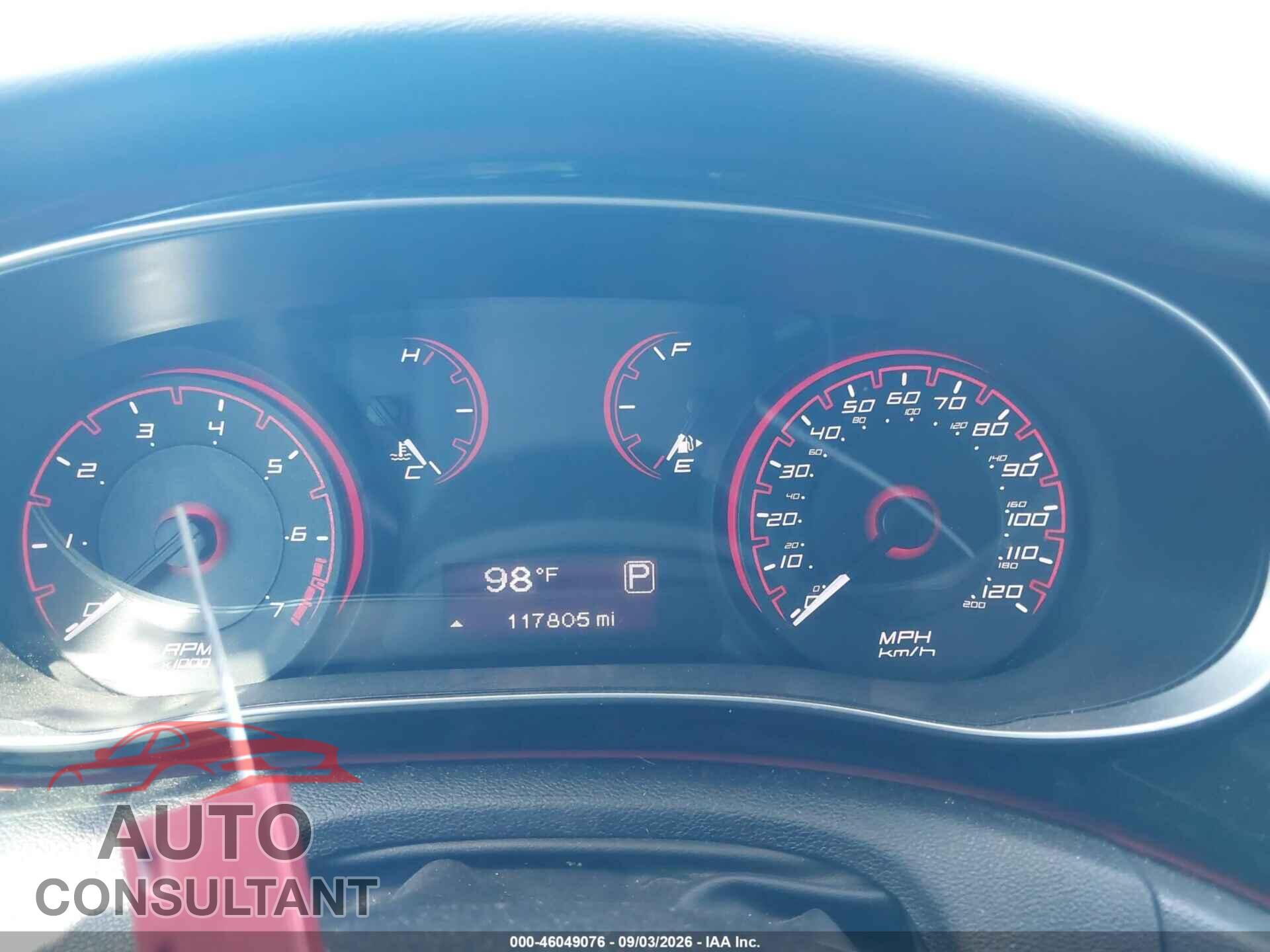 DODGE DART 2015 - 1C3CDFBB3FD277105