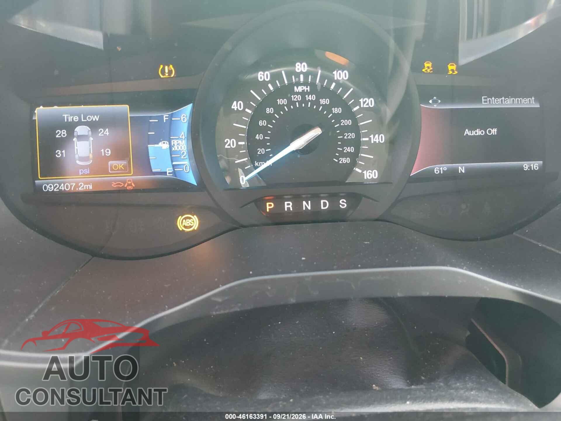 FORD EDGE 2017 - 2FMPK4K98HBB35941