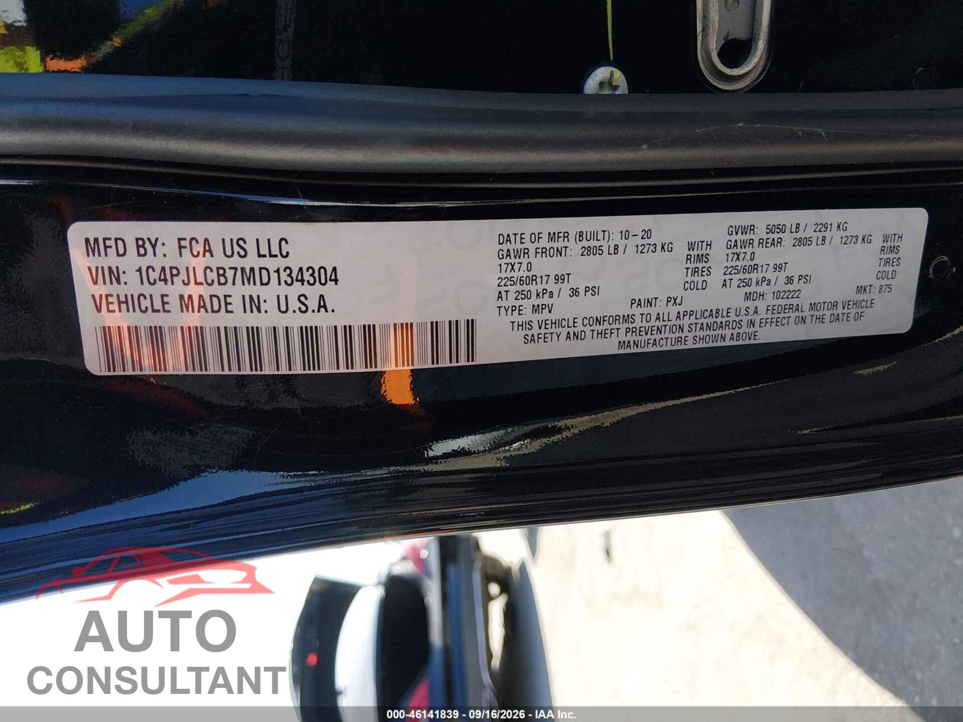 JEEP CHEROKEE 2021 - 1C4PJLCB7MD134304