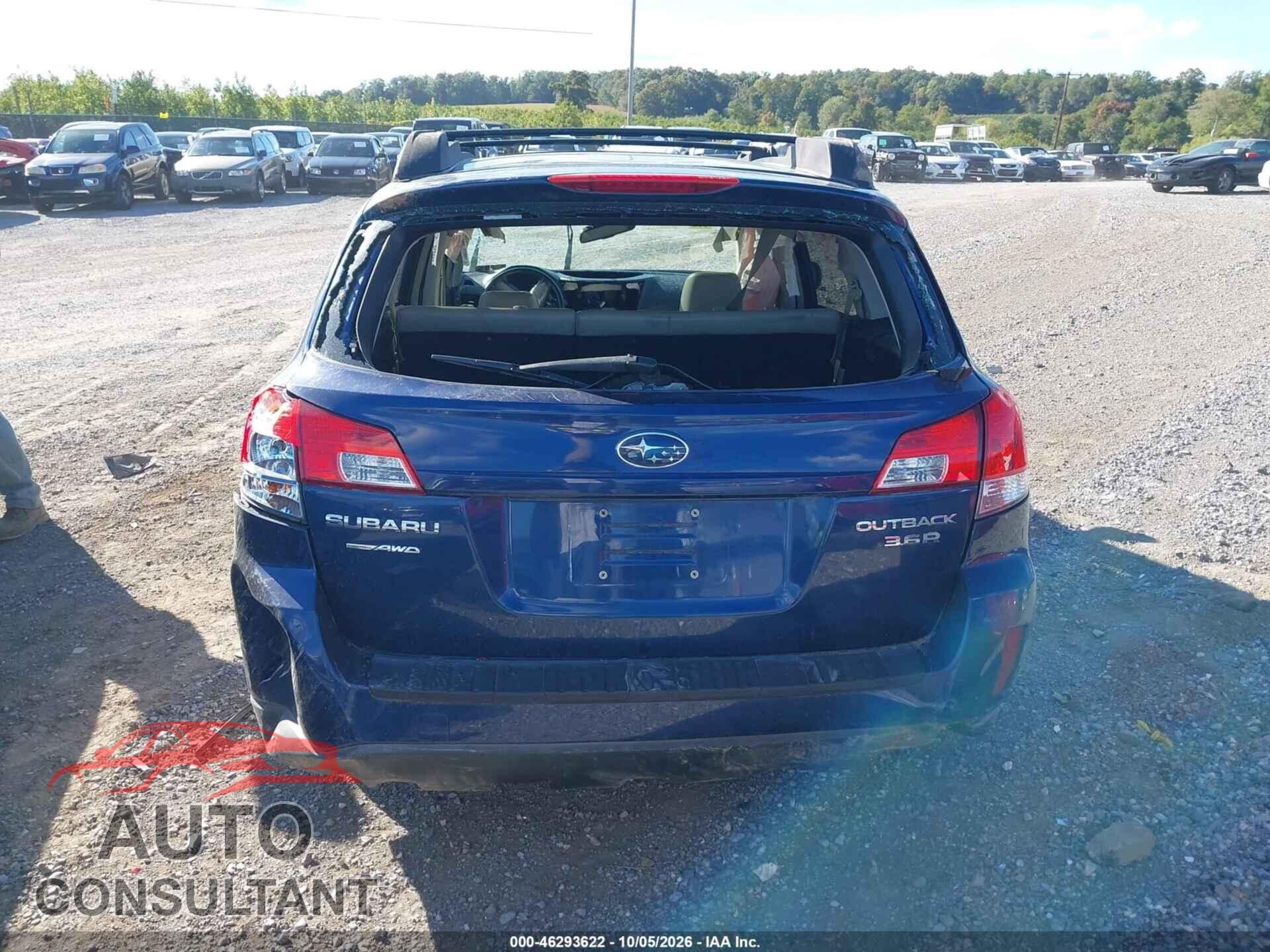 SUBARU OUTBACK 2010 - 4S4BRDKC7A2337022