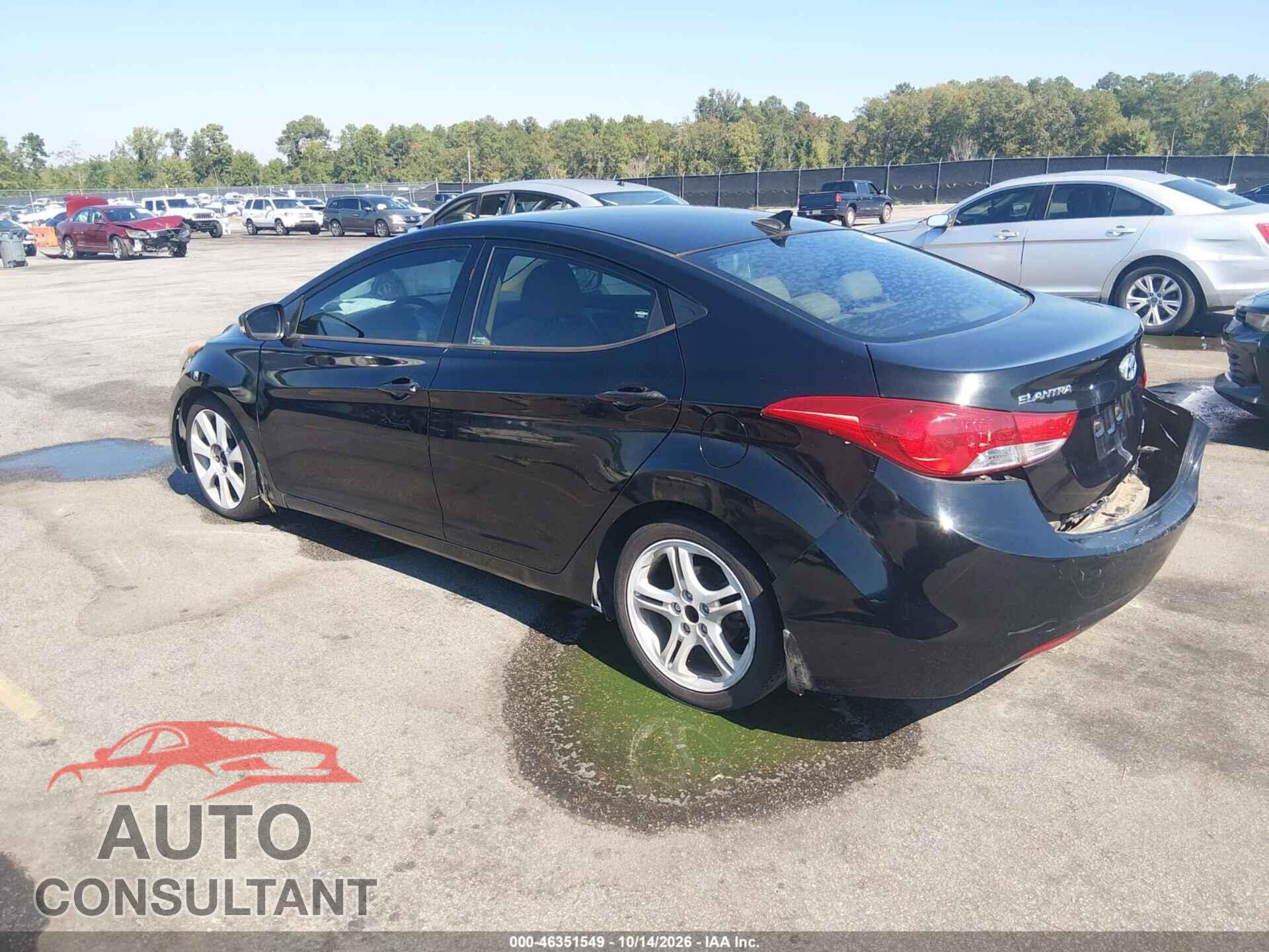 HYUNDAI ELANTRA 2013 - KMHDH4AE8DU689632