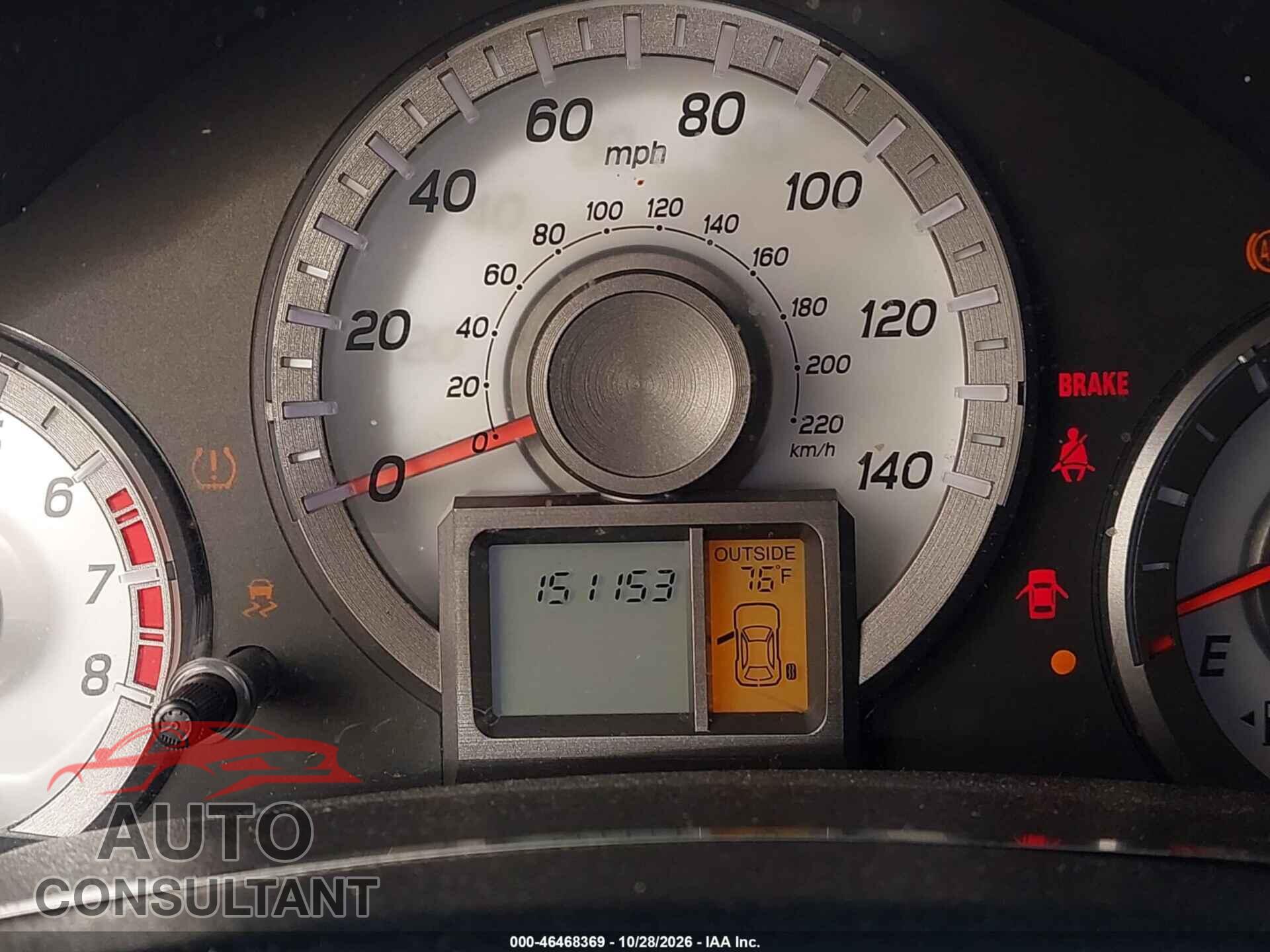 HONDA PILOT 2012 - 5FNYF3H58CB019226