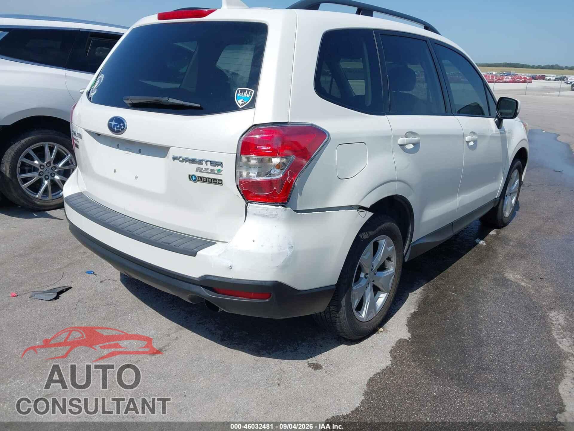 SUBARU FORESTER 2016 - JF2SJAFC5GH486332