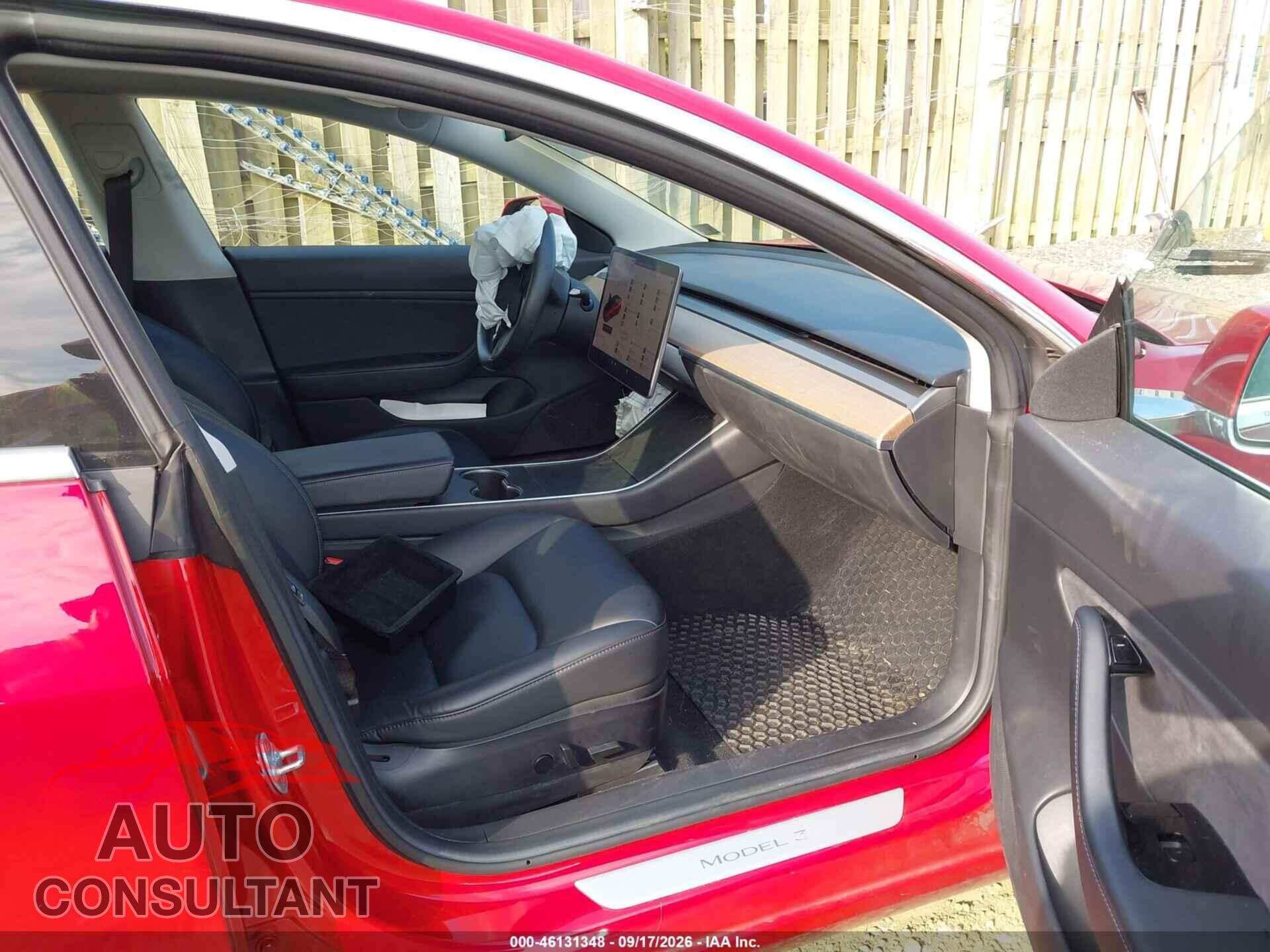 TESLA MODEL 3 2018 - 5YJ3E1EB3JF117248