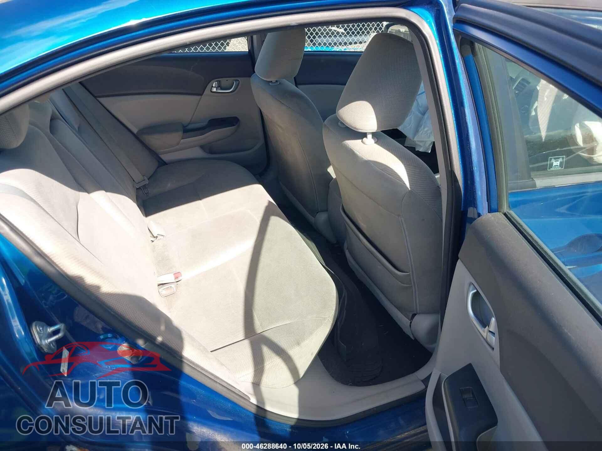 HONDA CIVIC 2012 - 19XFB2F89CE325819