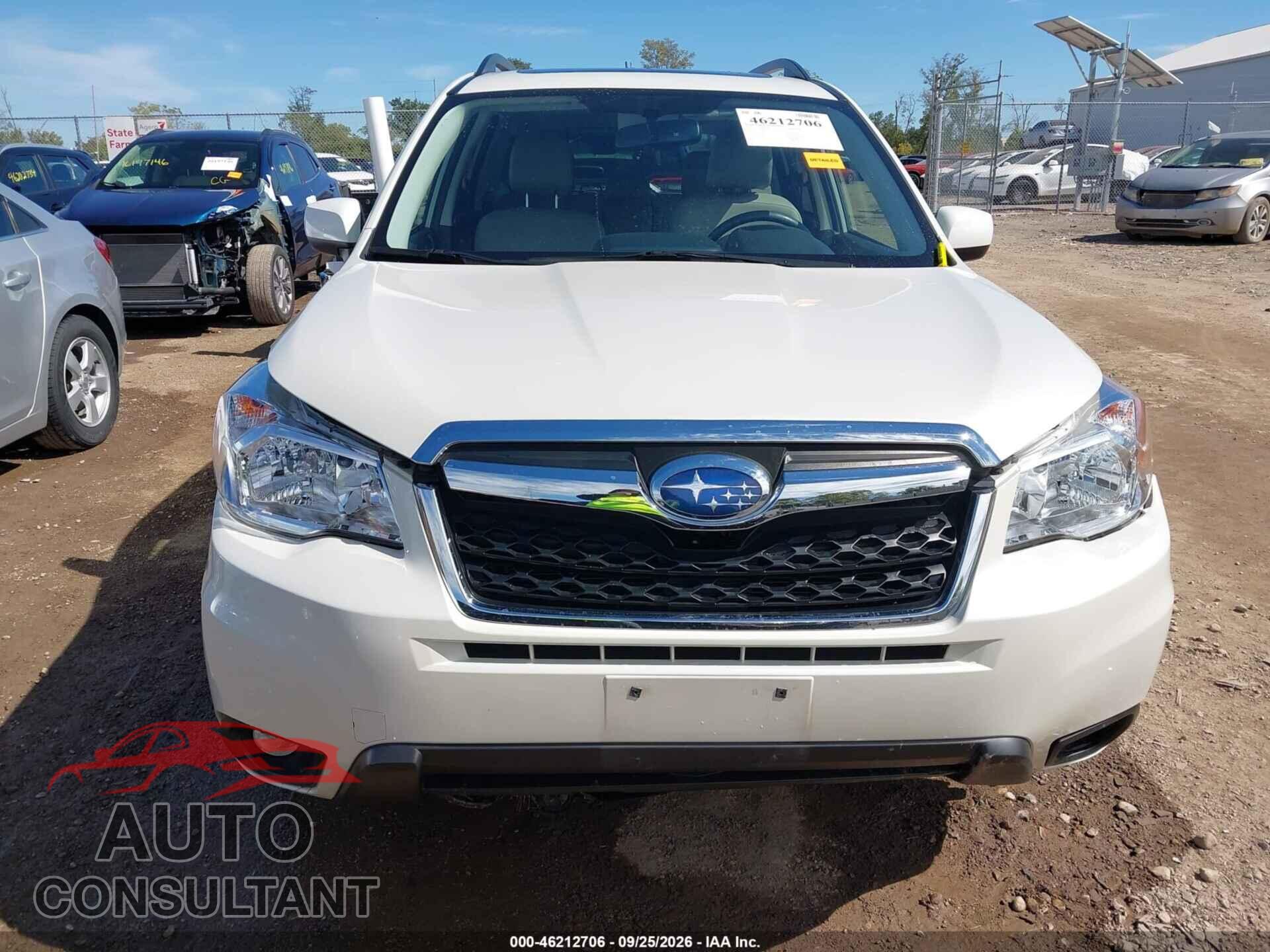 SUBARU FORESTER 2015 - JF2SJAHC8FH820395