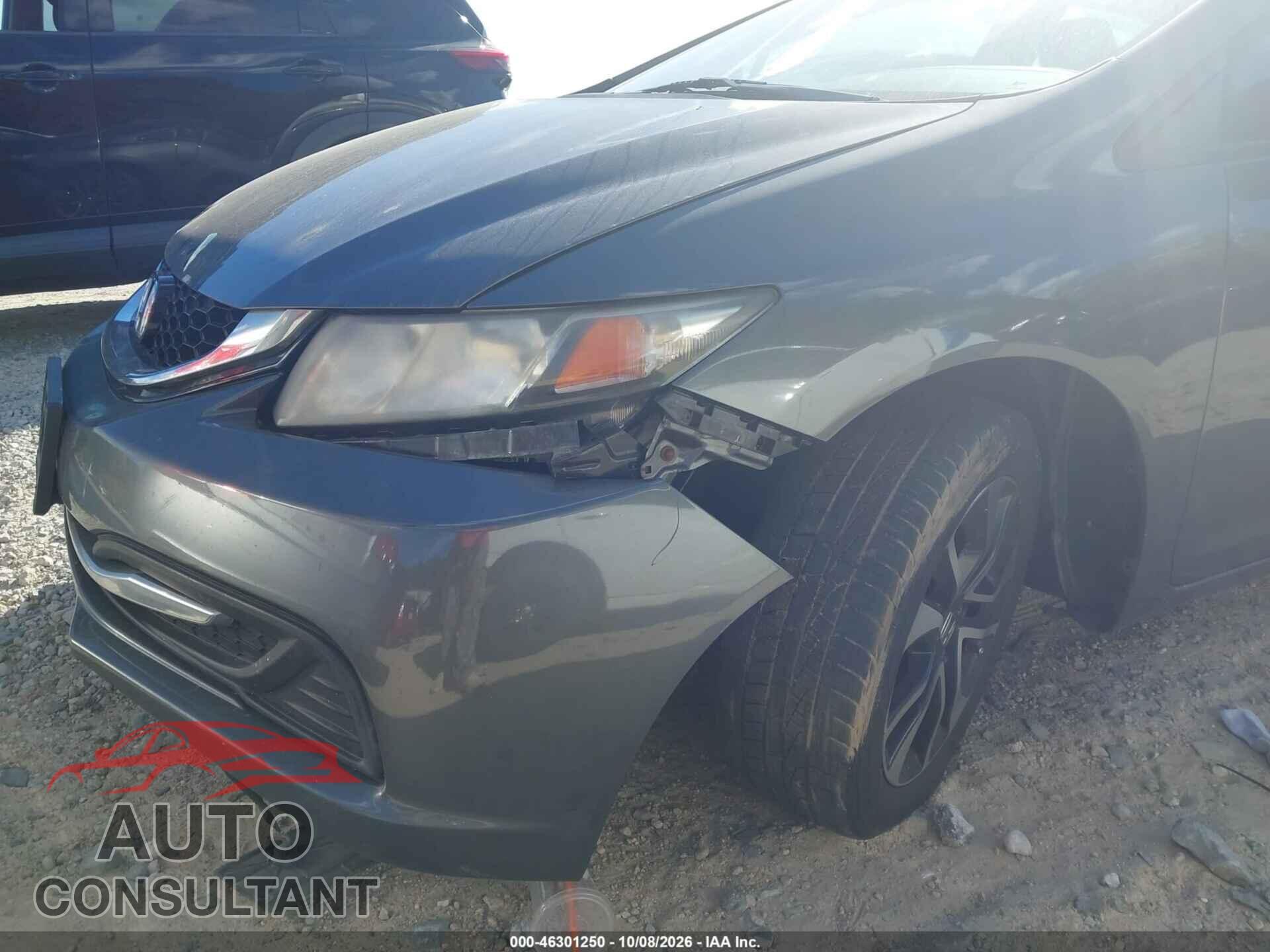 HONDA CIVIC 2013 - 19XFB2F85DE257410