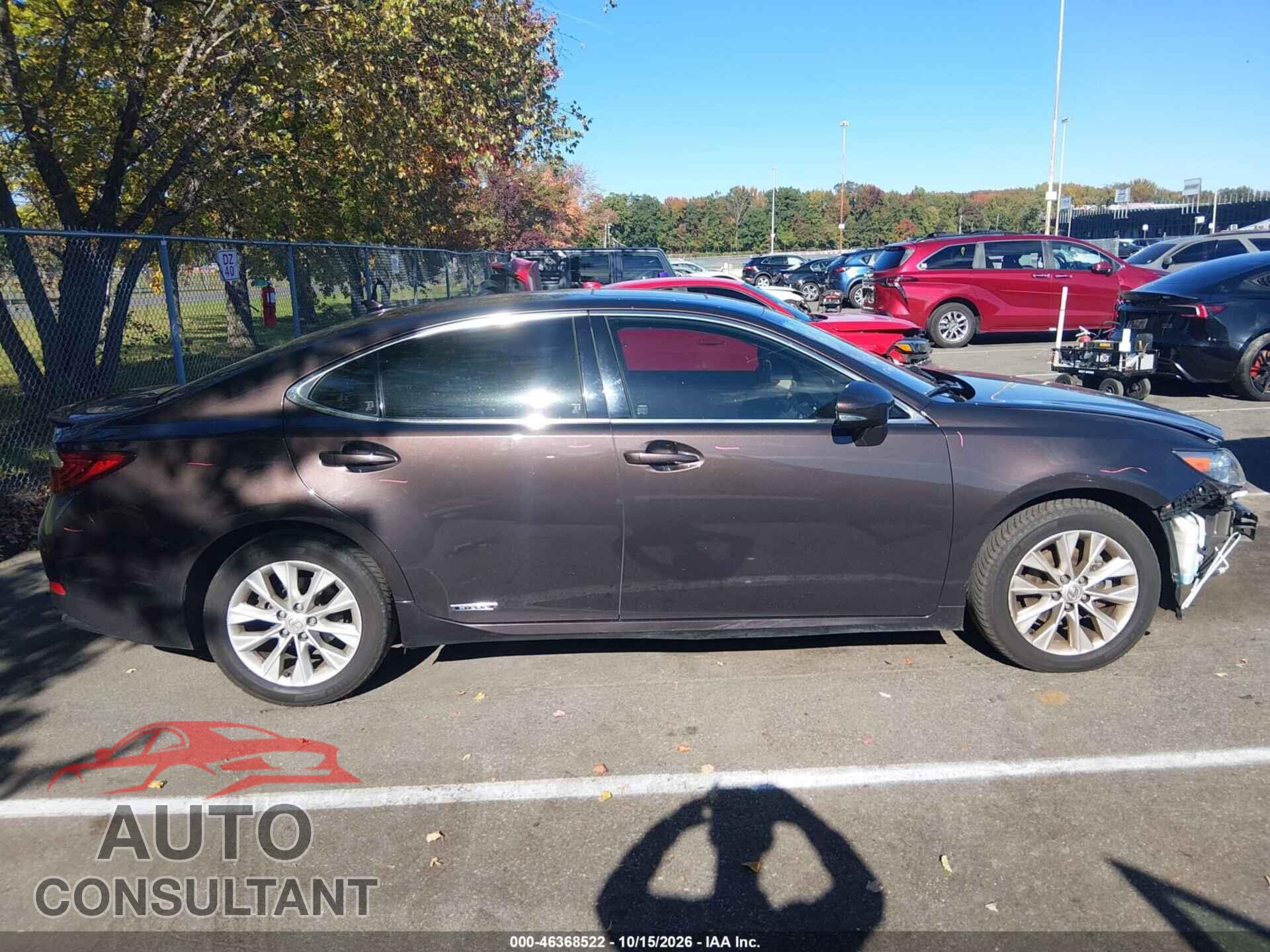 LEXUS ES 300H 2013 - JTHBW1GG5D2018258