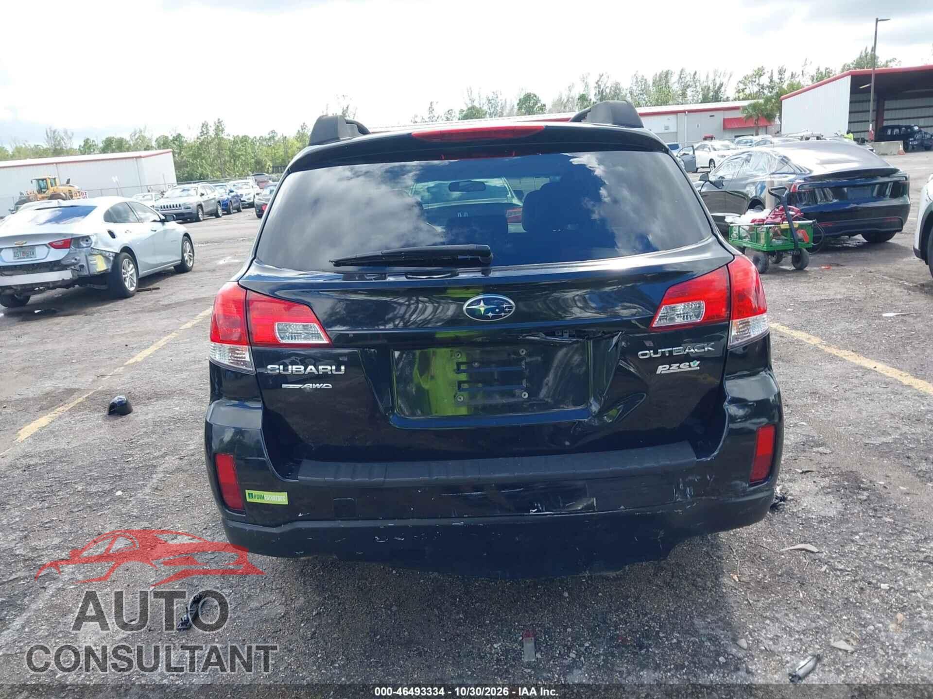 SUBARU OUTBACK 2011 - 4S4BRBCC2B3352588