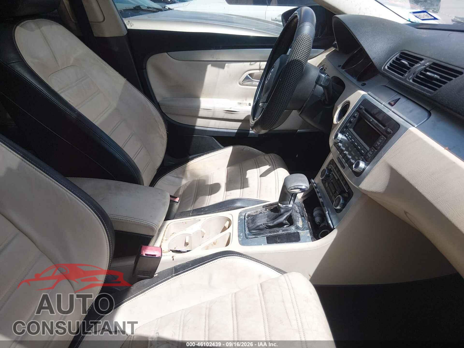 VOLKSWAGEN CC 2009 - WVWHL73C79E535383
