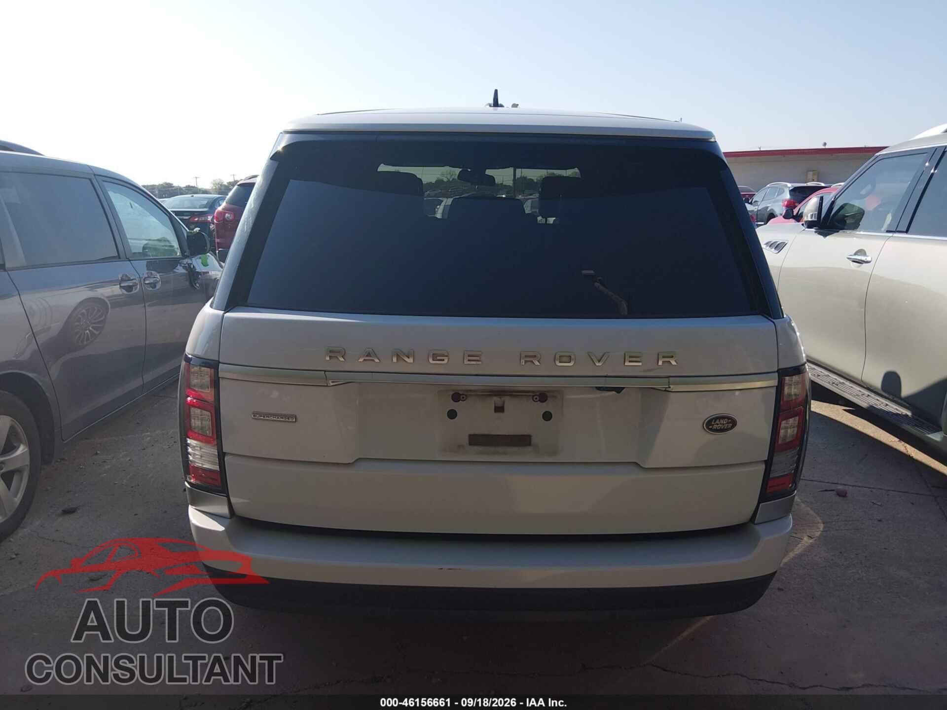 LAND ROVER RANGE ROVER 2016 - SALGS3EFXGA309995